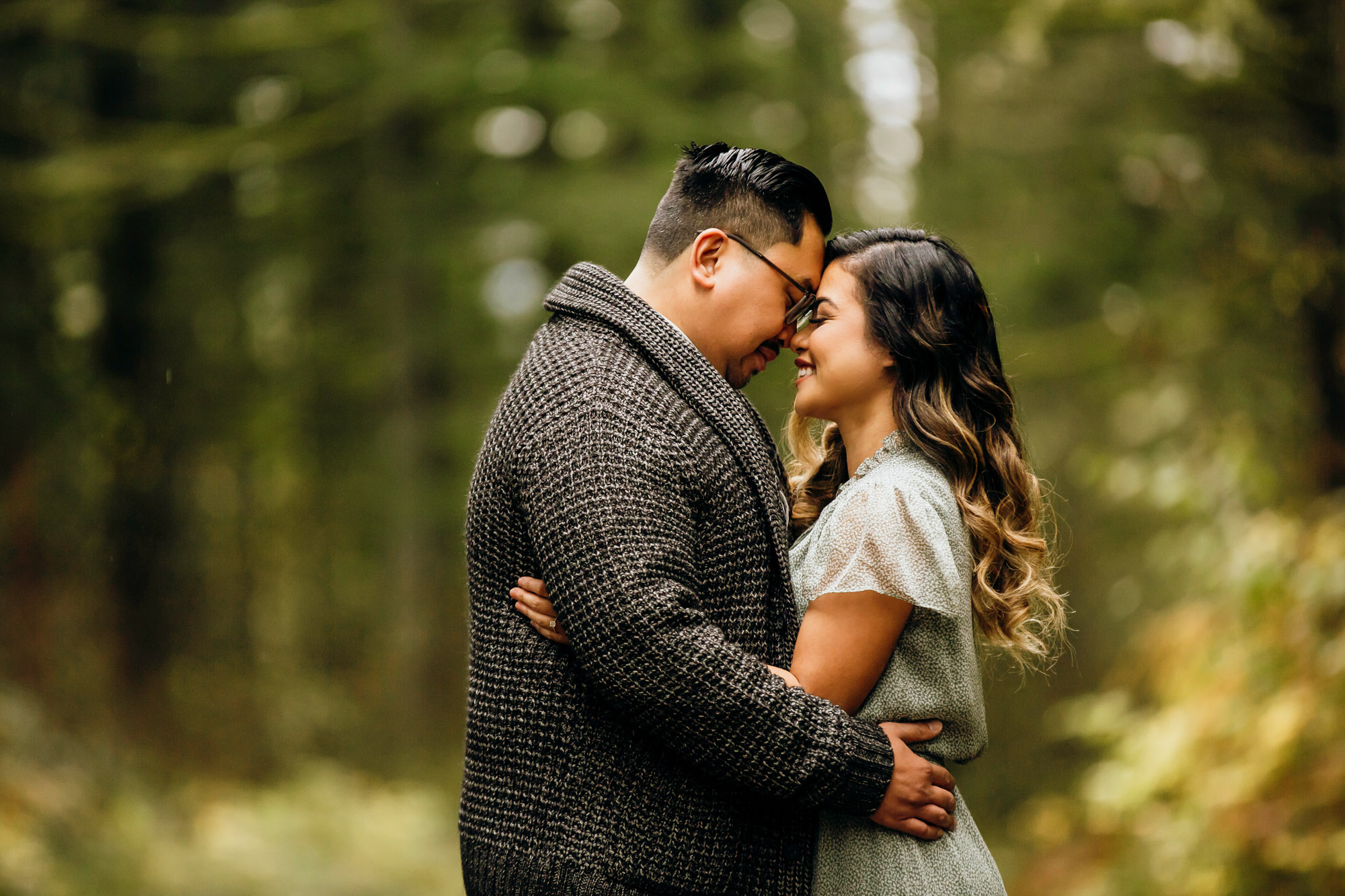 Snoqualmie and North Bend engagement session by Seattle wedding photographer James Thomas Long Photography