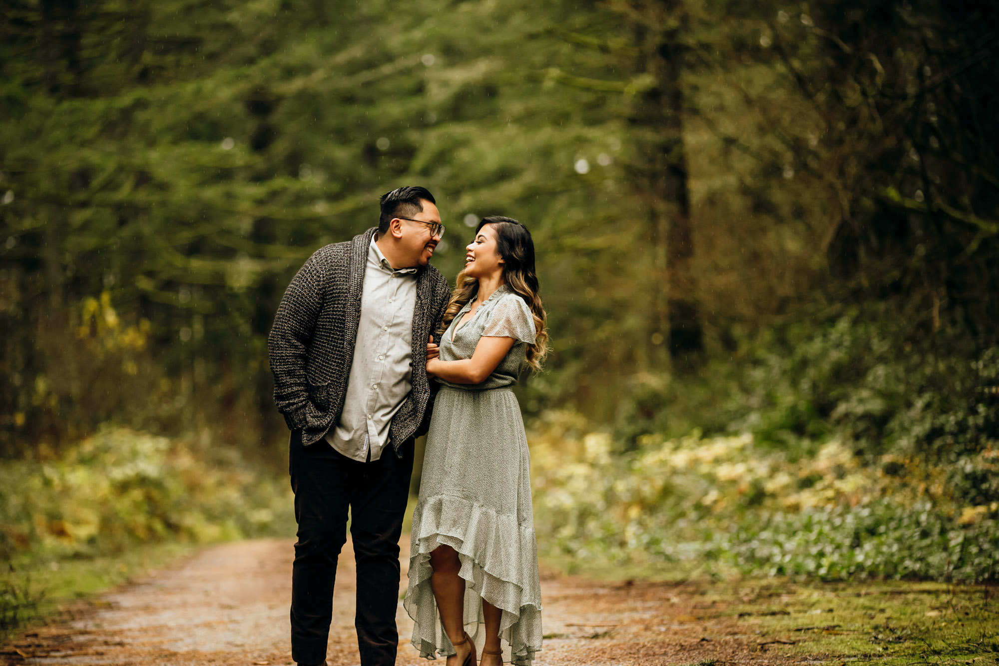 Snoqualmie and North Bend engagement session by Seattle wedding photographer James Thomas Long Photography