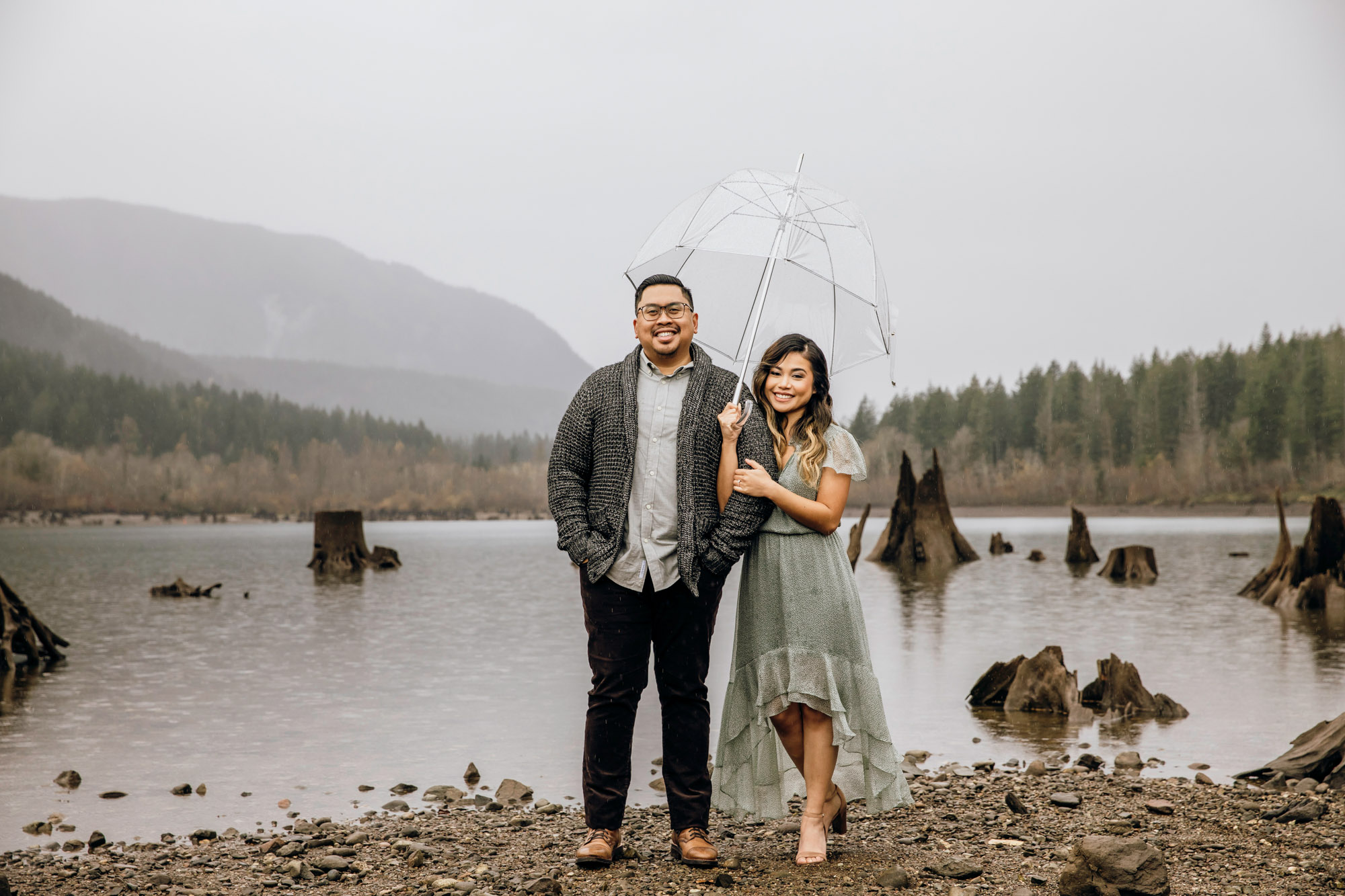 Snoqualmie and North Bend engagement session by Seattle wedding photographer James Thomas Long Photography