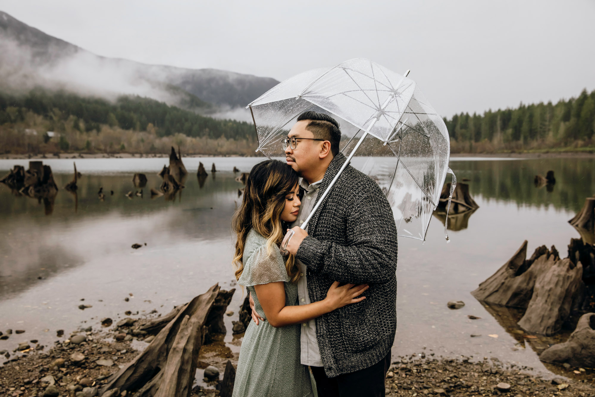 Snoqualmie and North Bend engagement session by Seattle wedding photographer James Thomas Long Photography