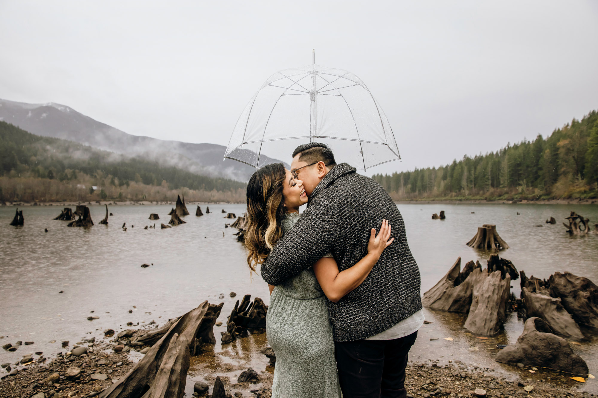 Snoqualmie and North Bend engagement session by Seattle wedding photographer James Thomas Long Photography