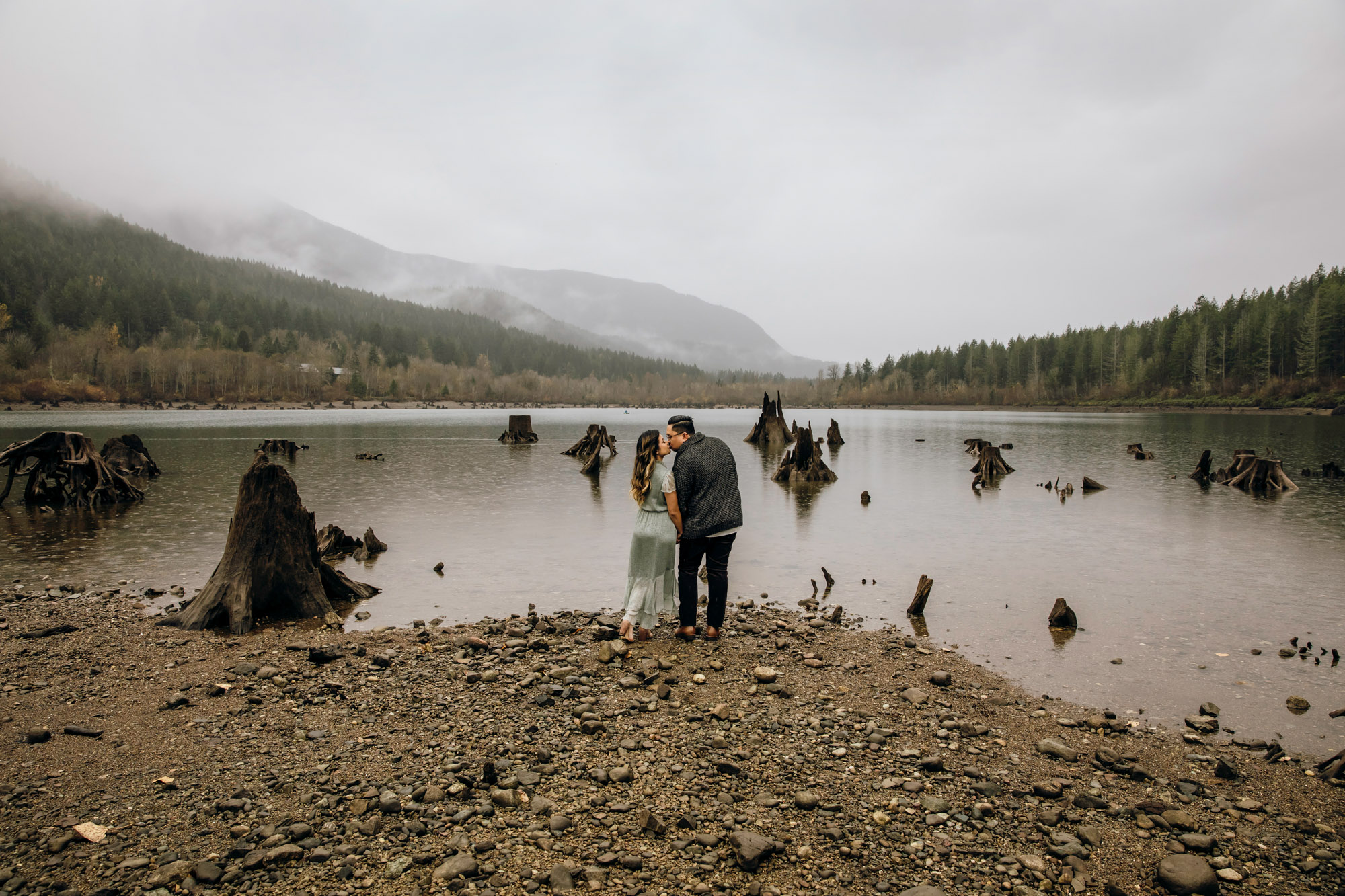 Snoqualmie and North Bend engagement session by Seattle wedding photographer James Thomas Long Photography