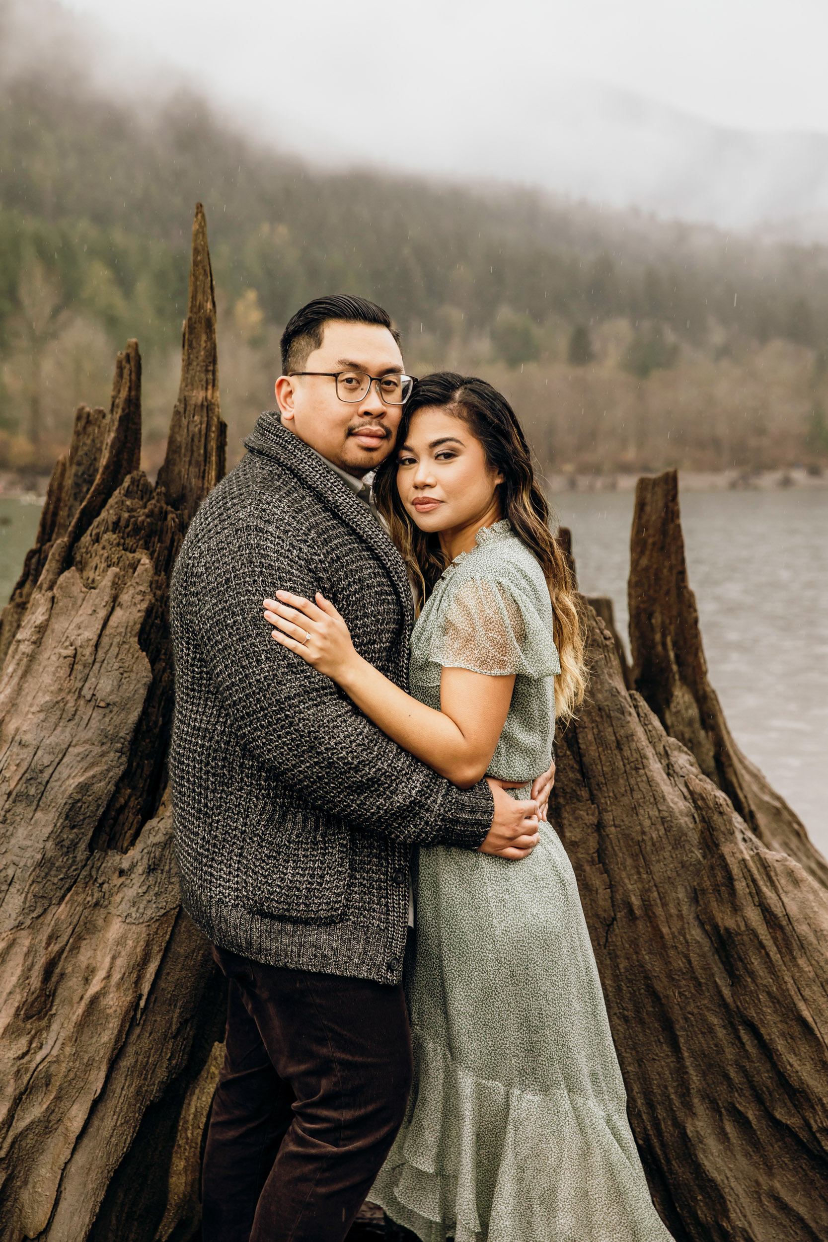 Snoqualmie and North Bend engagement session by Seattle wedding photographer James Thomas Long Photography