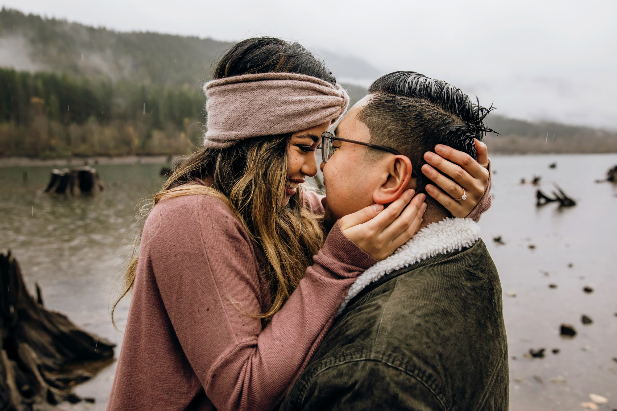 Snoqualmie and North Bend engagement session by Seattle wedding photographer James Thomas Long Photography