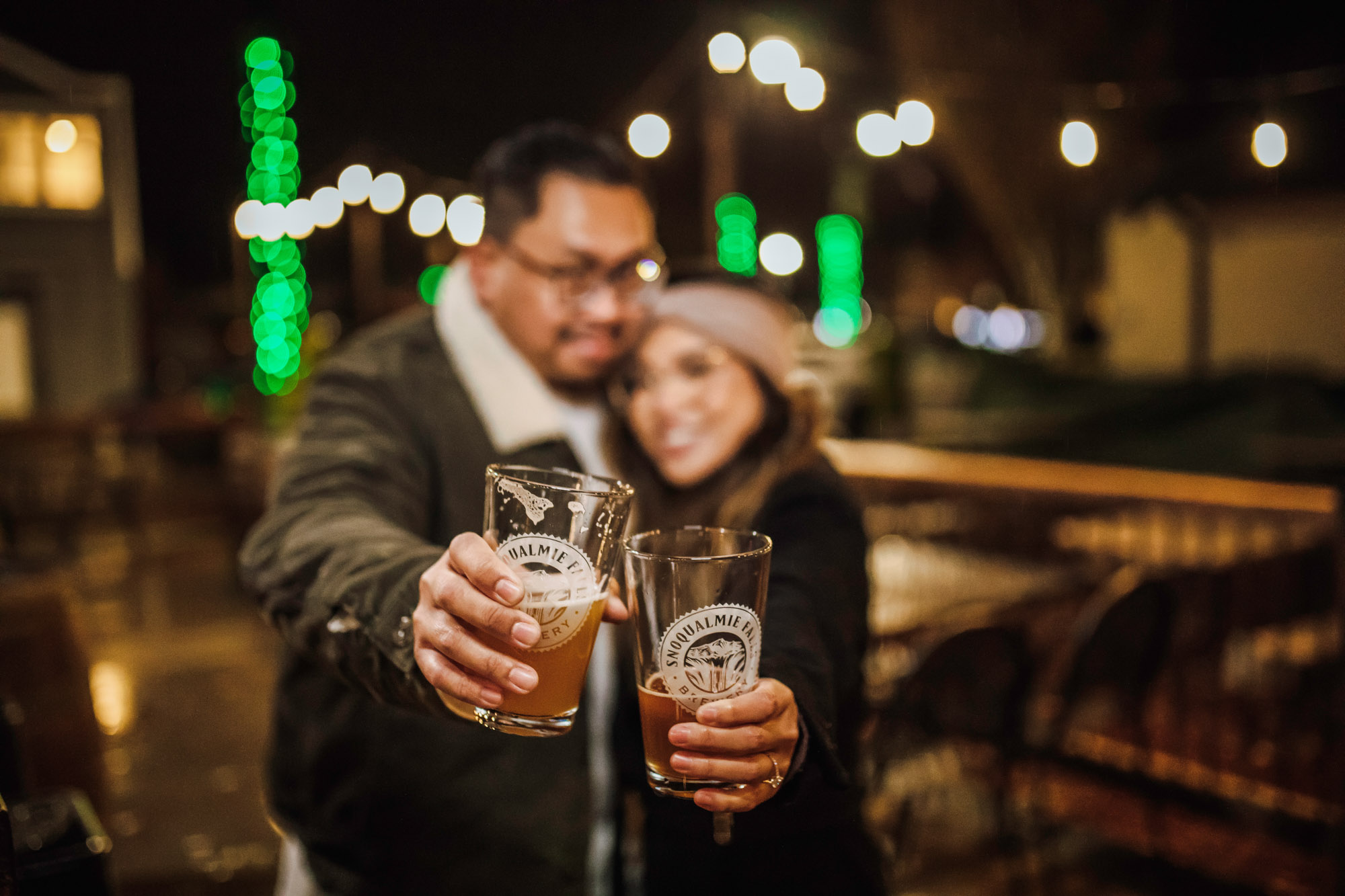 Snoqualmie and North Bend engagement session by Seattle wedding photographer James Thomas Long Photography