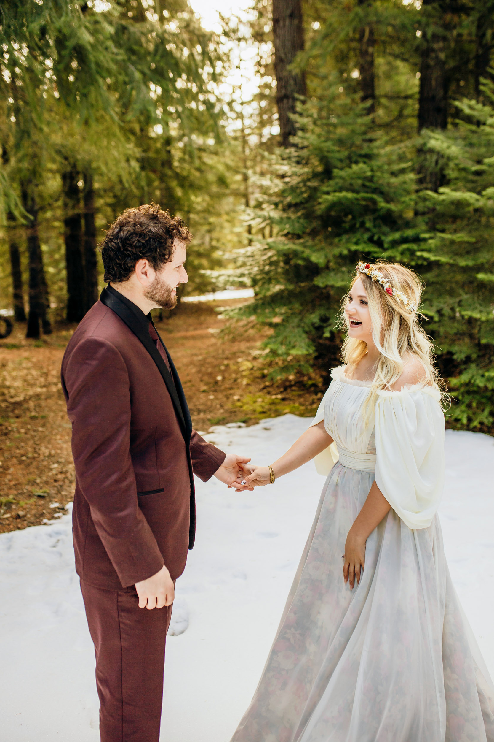 Snoqualmie Pass elopement by Seattle Wedding Photographer James Thomas Long Photography