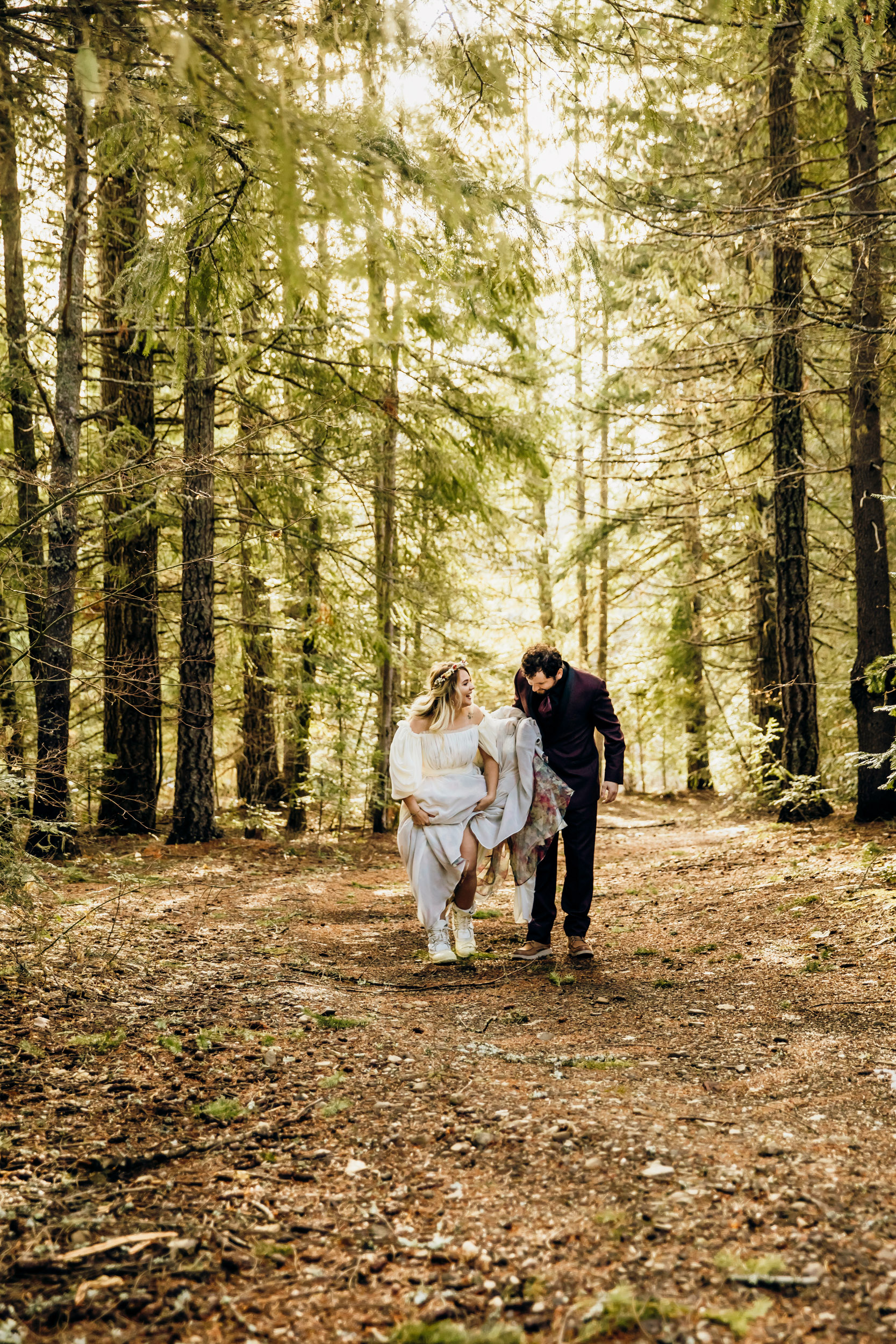 Snoqualmie Pass elopement by Seattle Wedding Photographer James Thomas Long Photography