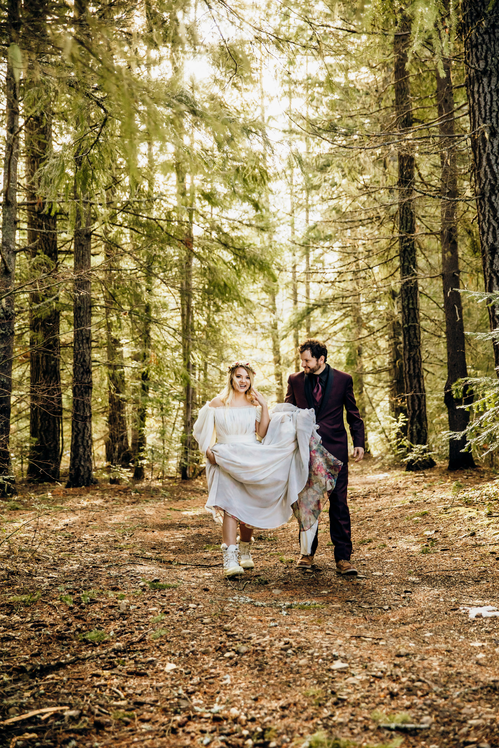 Snoqualmie Pass elopement by Seattle Wedding Photographer James Thomas Long Photography