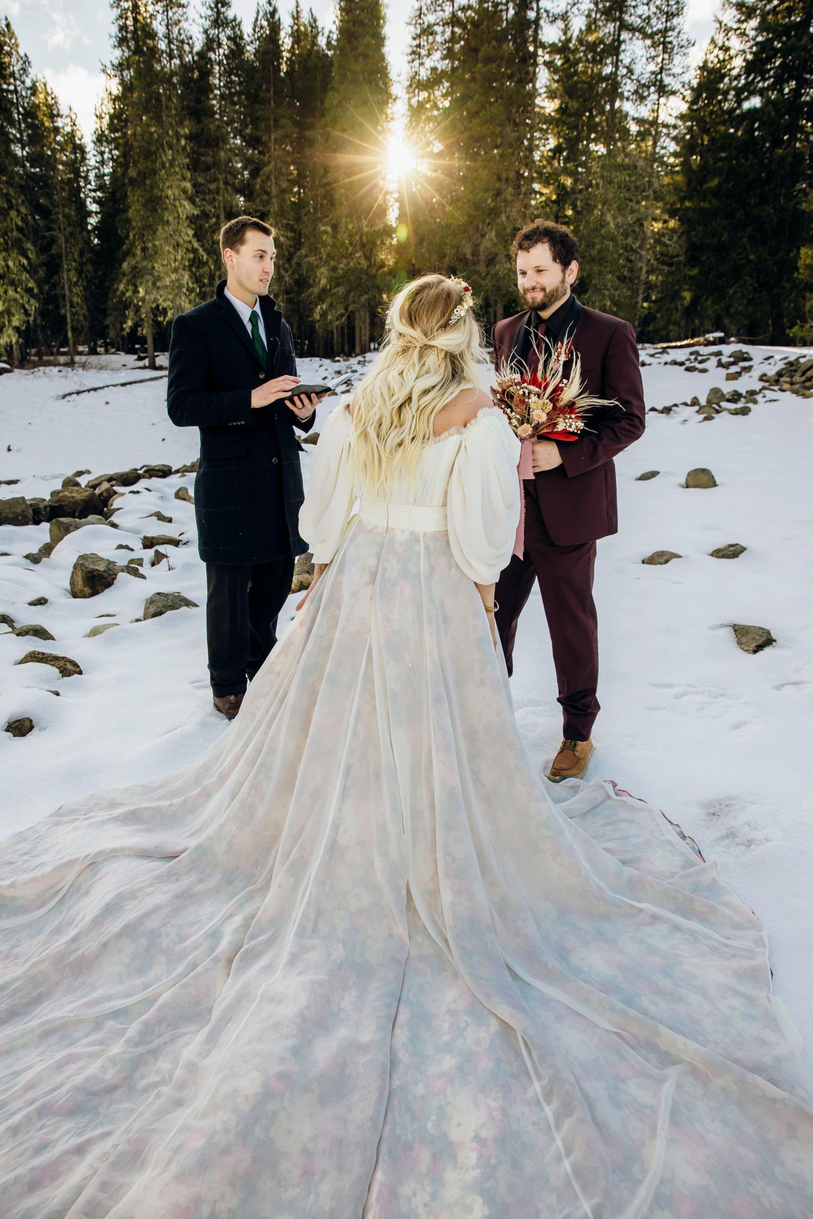 Snoqualmie Pass elopement by Seattle Wedding Photographer James Thomas Long Photography