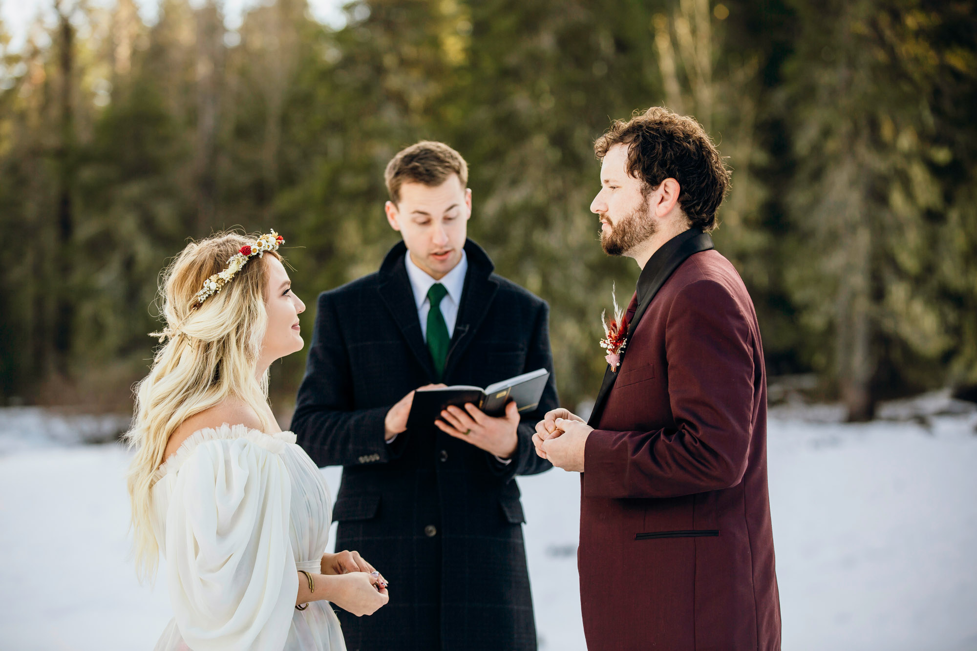 Snoqualmie Pass elopement by Seattle Wedding Photographer James Thomas Long Photography