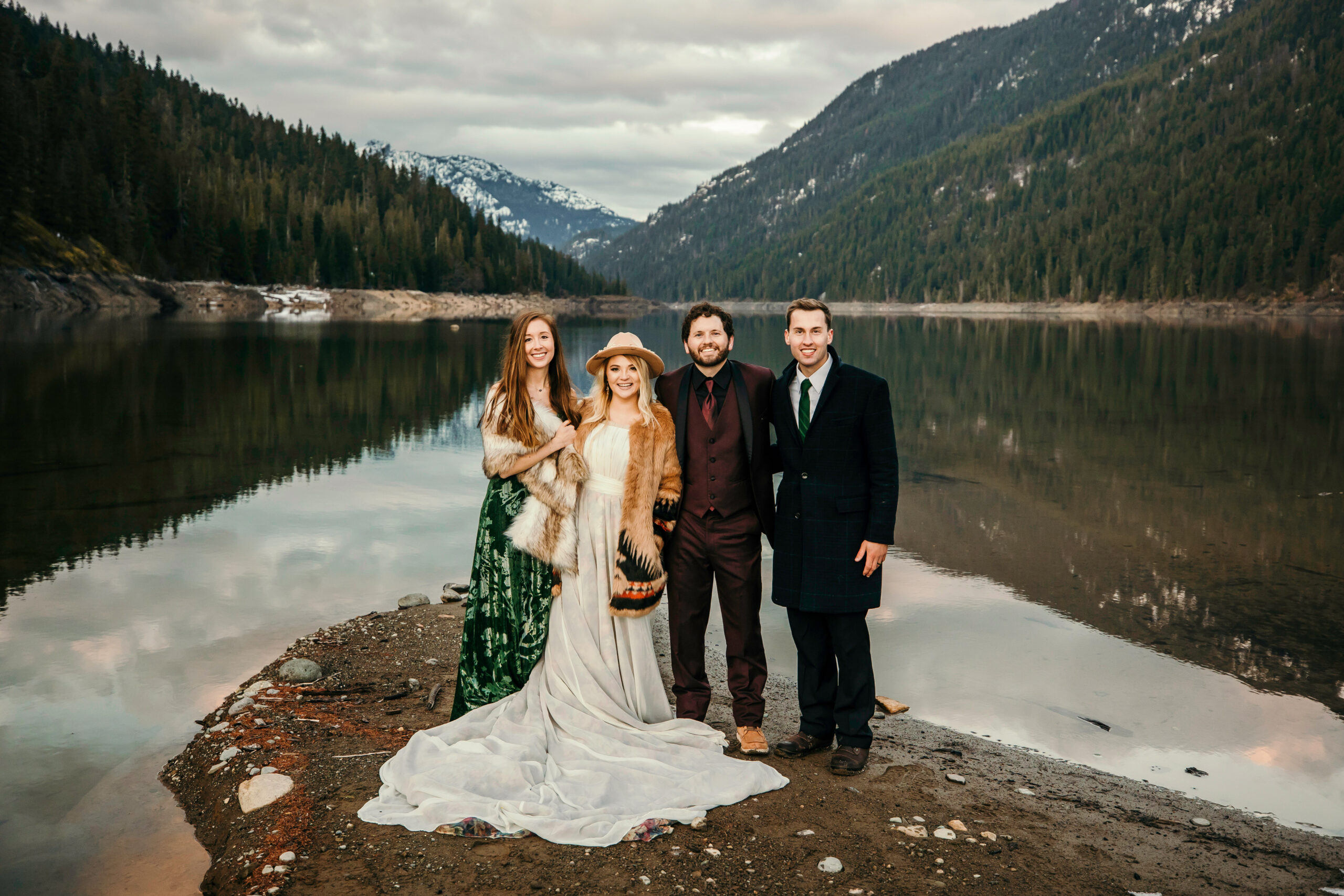 Snoqualmie Pass elopement by Seattle Wedding Photographer James Thomas Long Photography