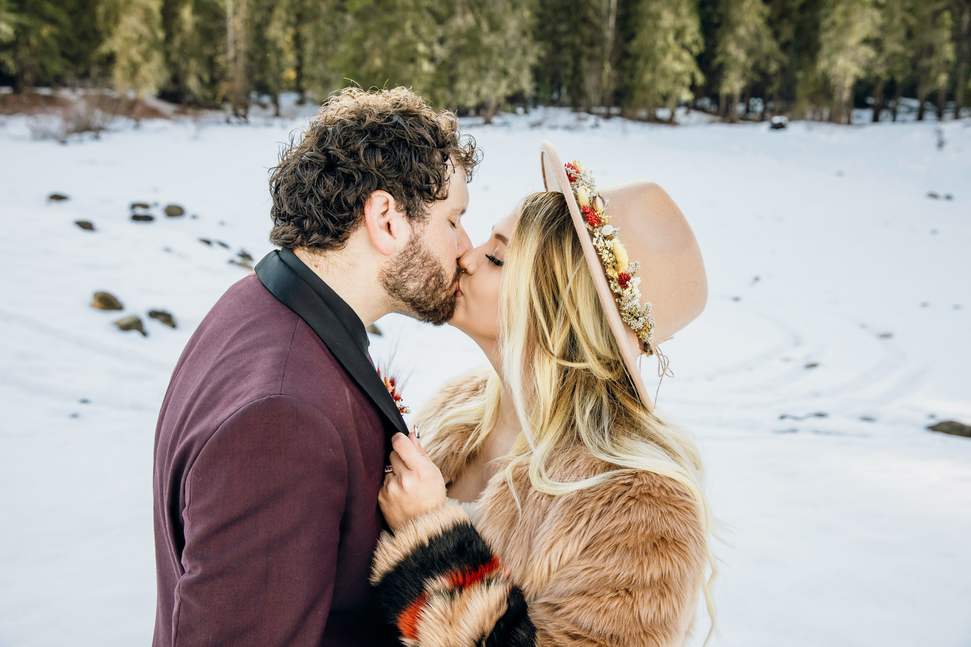 Snoqualmie Pass elopement by Seattle Wedding Photographer James Thomas Long Photography