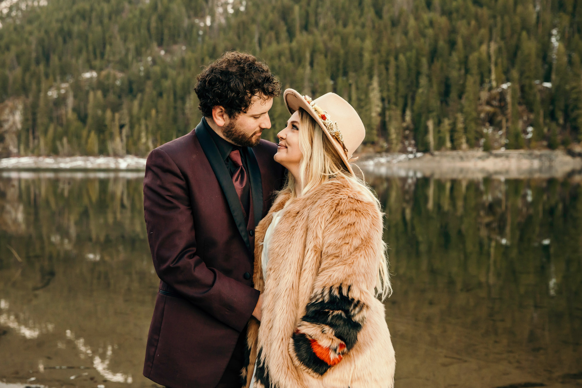 Snoqualmie Pass elopement by Seattle Wedding Photographer James Thomas Long Photography