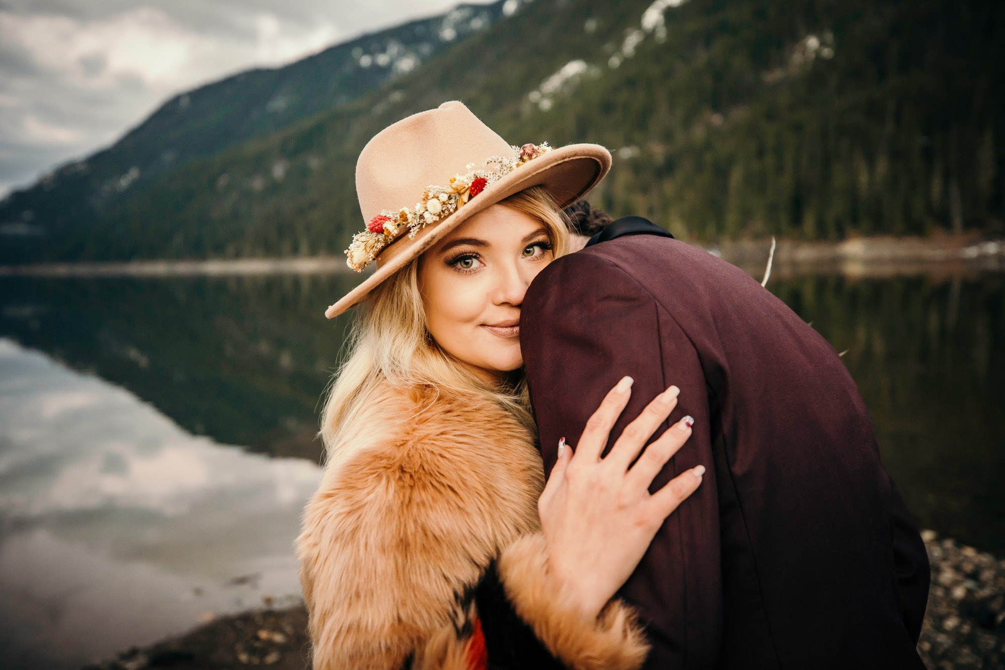 Snoqualmie Pass elopement by Seattle Wedding Photographer James Thomas Long Photography