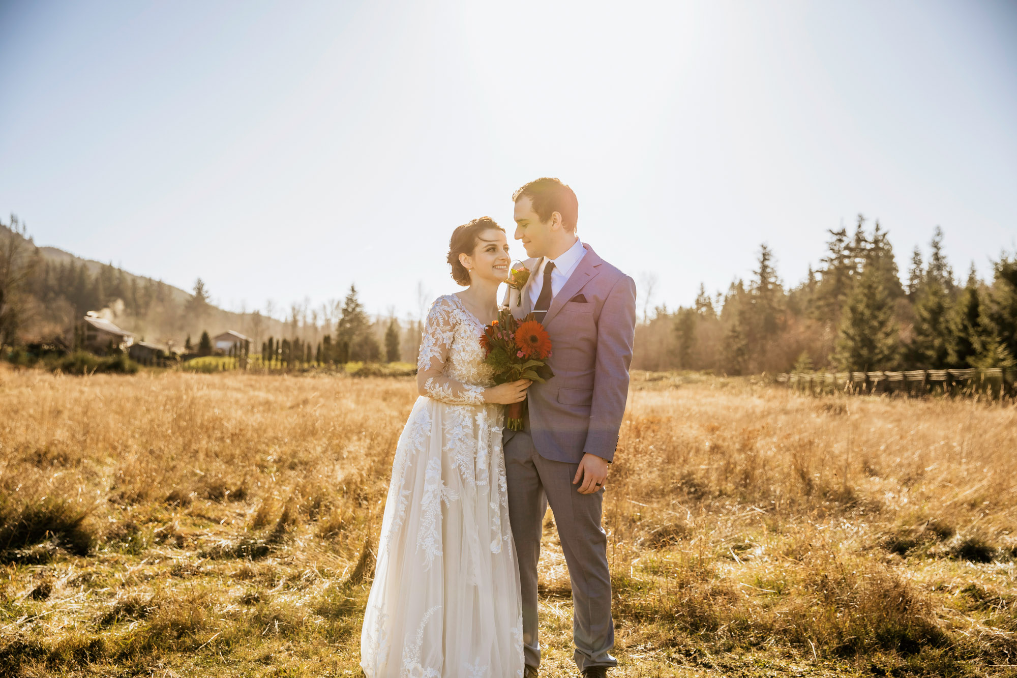 Rein Fire Ranch elopement by Seattle wedding photographer James Thomas Long Photography