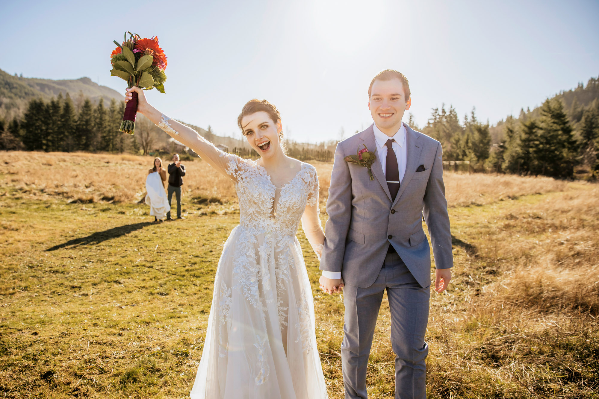 Rein Fire Ranch elopement by Seattle wedding photographer James Thomas Long Photography