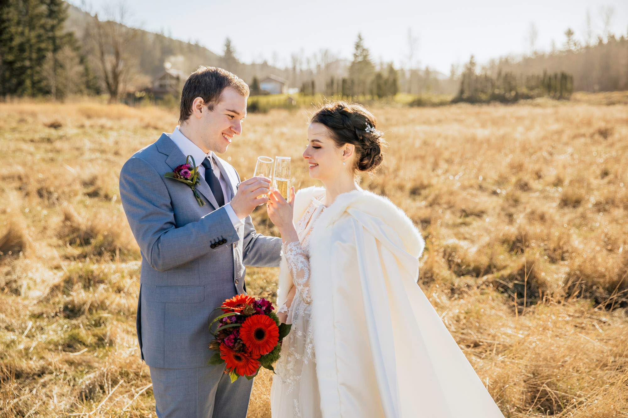 Rein Fire Ranch elopement by Seattle wedding photographer James Thomas Long Photography