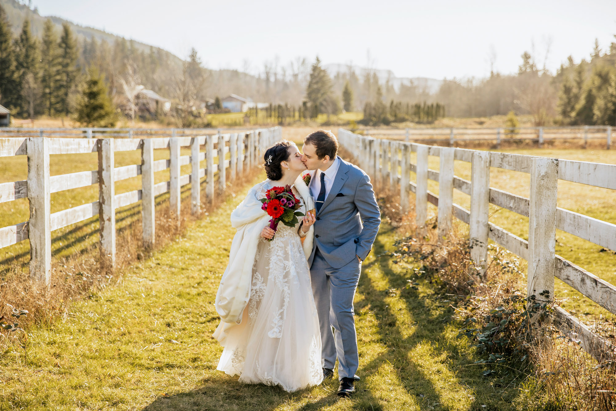 Rein Fire Ranch elopement by Seattle wedding photographer James Thomas Long Photography