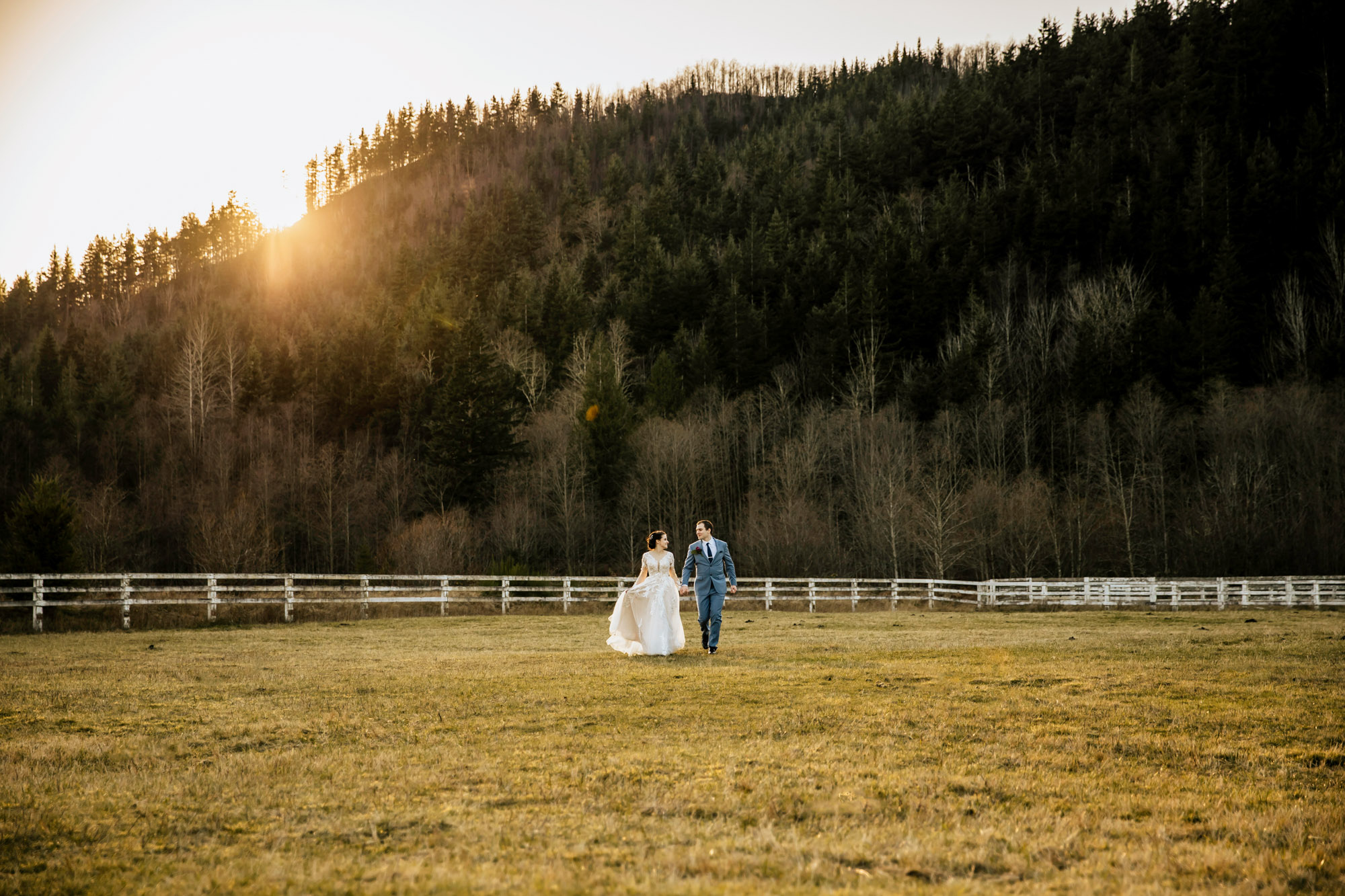 Rein Fire Ranch elopement by Seattle wedding photographer James Thomas Long Photography