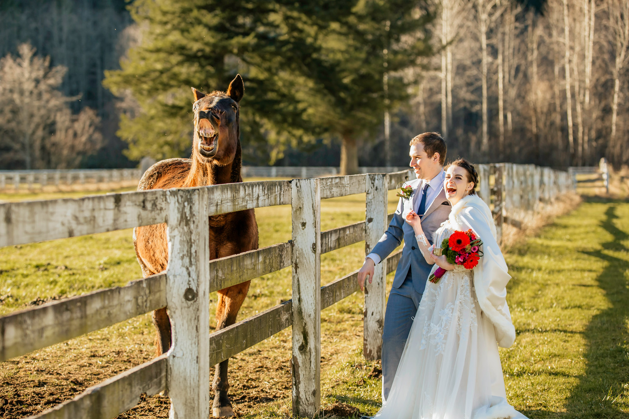 Rein Fire Ranch elopement by Seattle wedding photographer James Thomas Long Photography