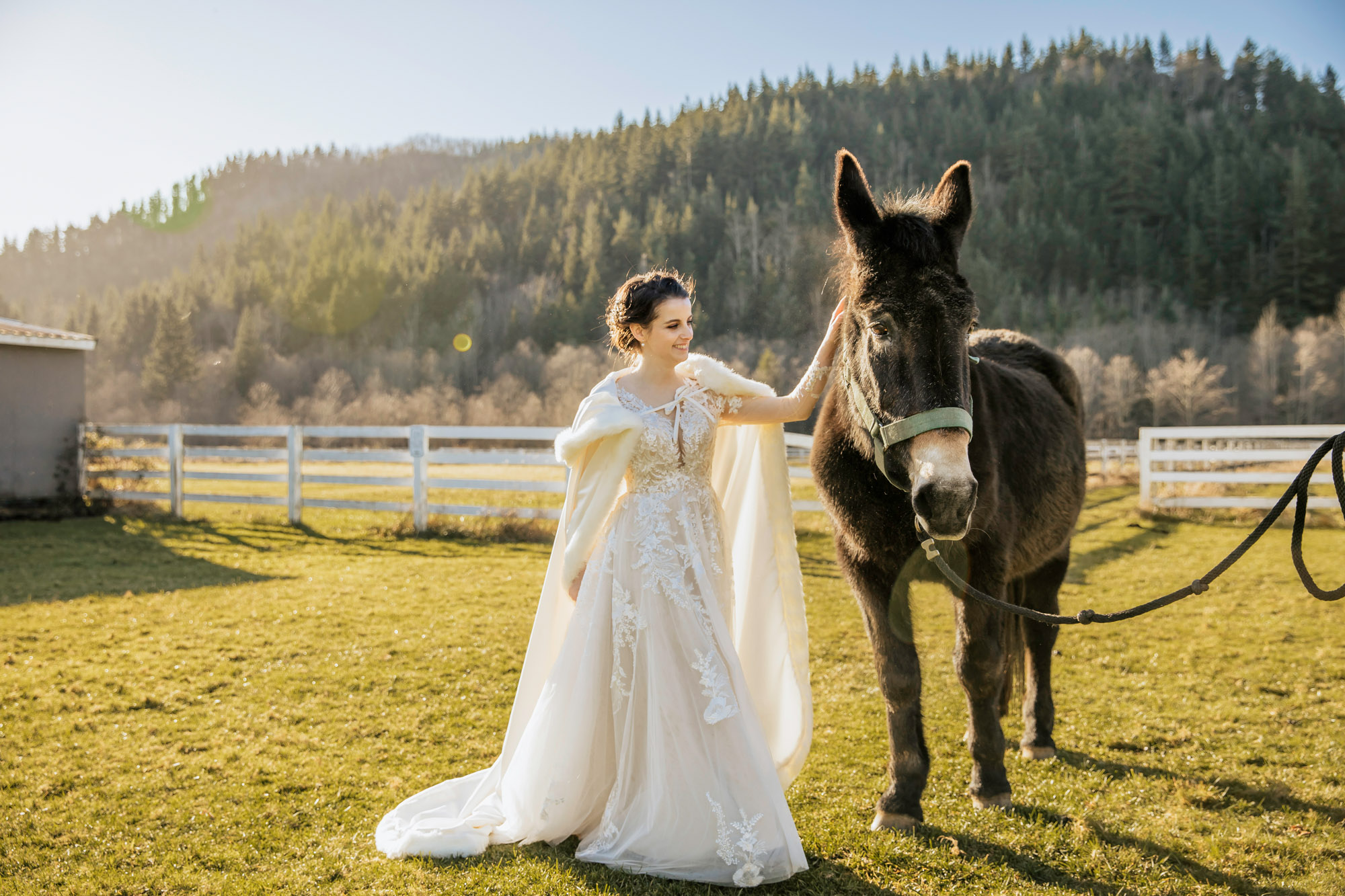 Rein Fire Ranch elopement by Seattle wedding photographer James Thomas Long Photography