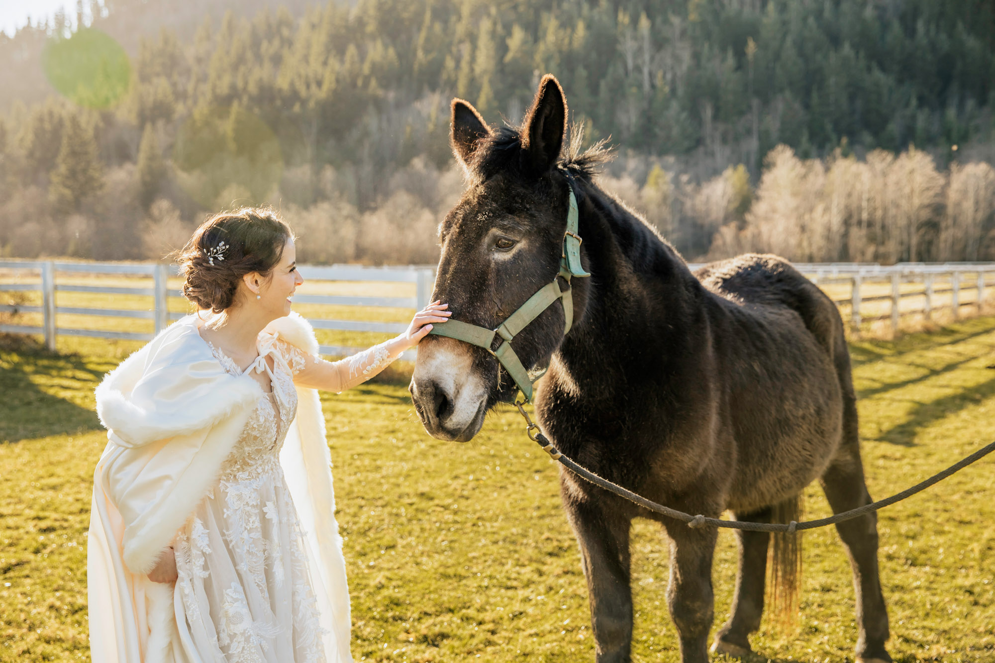 Rein Fire Ranch elopement by Seattle wedding photographer James Thomas Long Photography