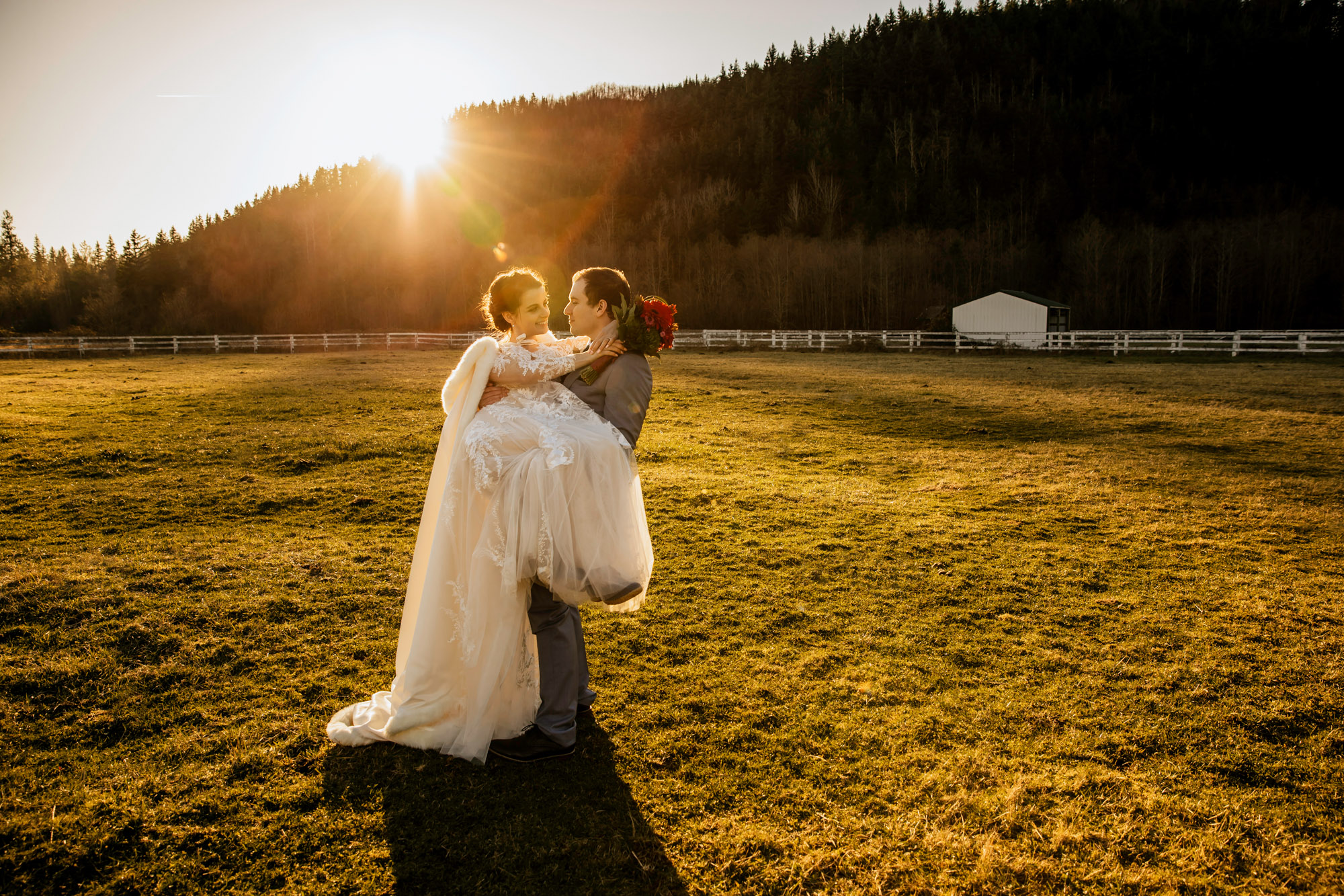 Rein Fire Ranch elopement by Seattle wedding photographer James Thomas Long Photography