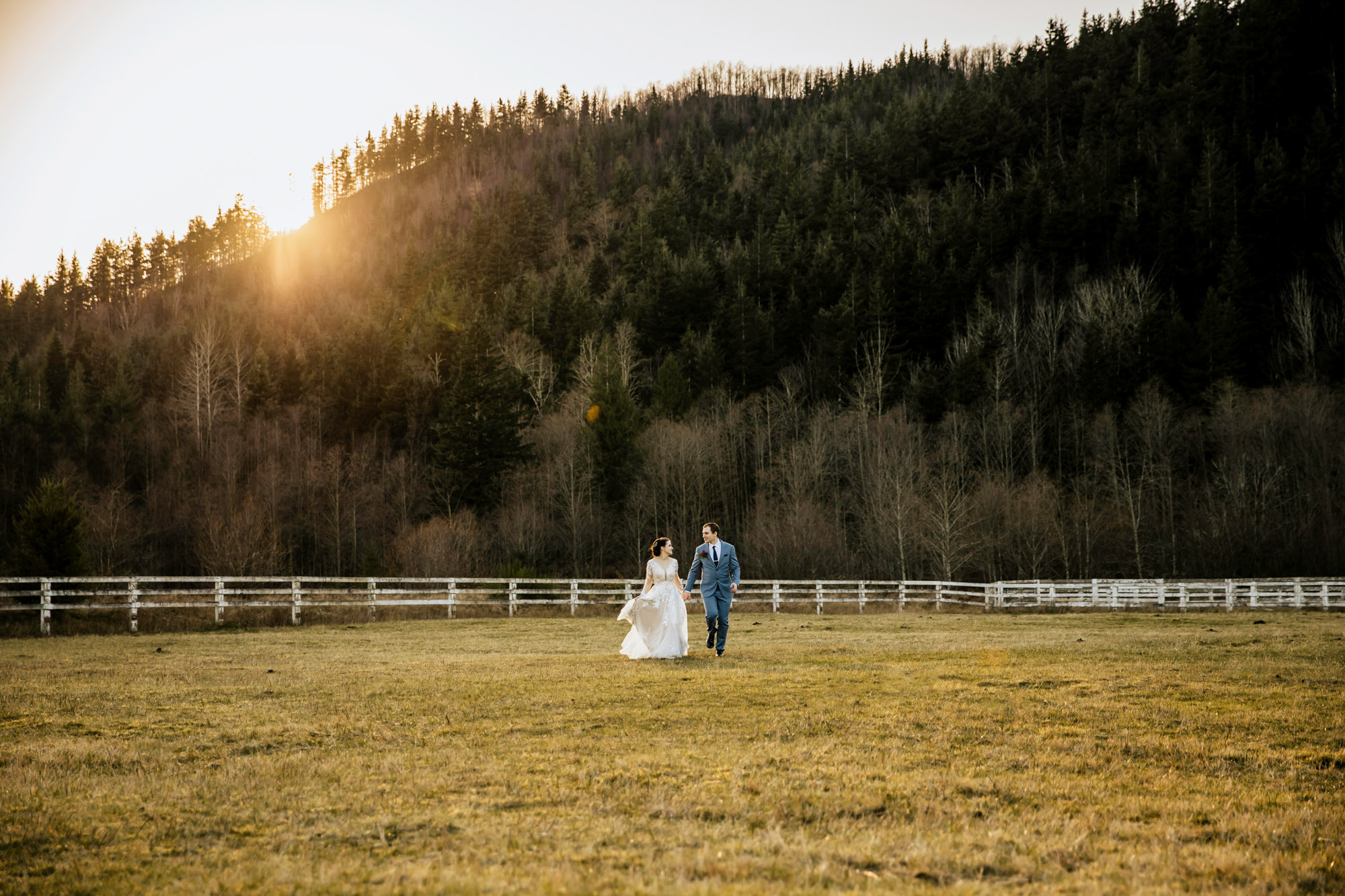 Rein Fire Ranch elopement by Seattle wedding photographer James Thomas Long Photography