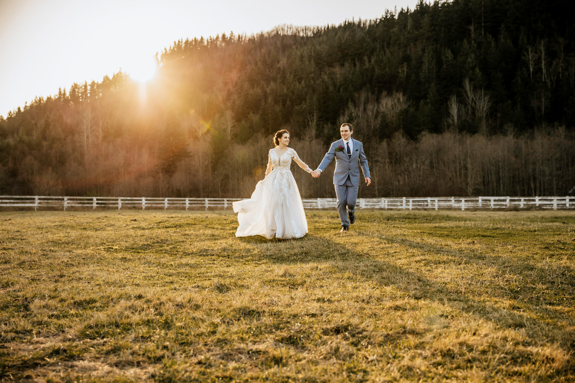 Rein Fire Ranch elopement by Seattle wedding photographer James Thomas Long Photography