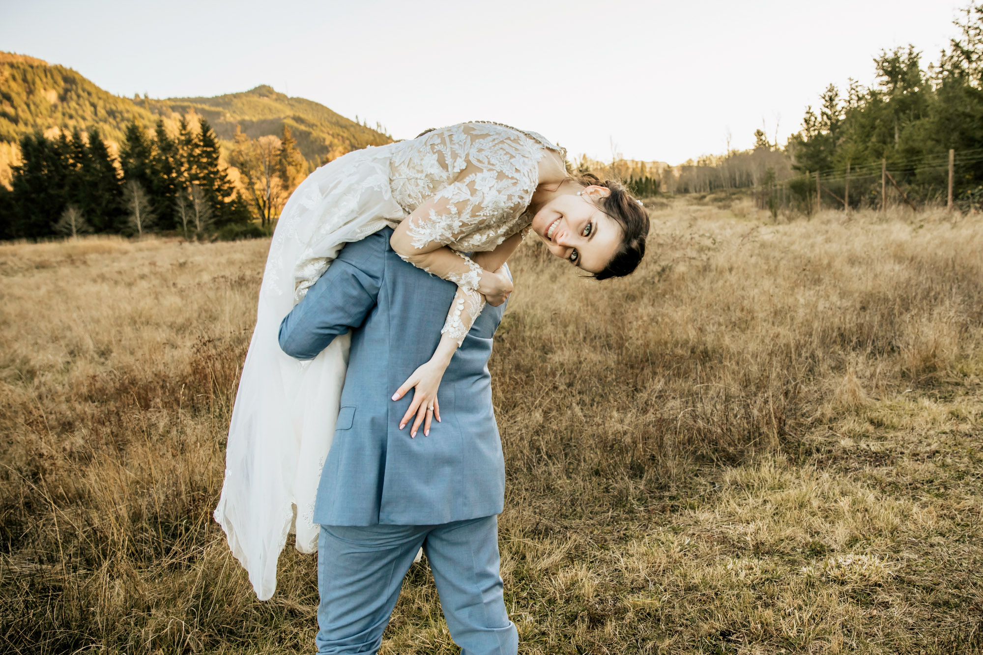 Rein Fire Ranch elopement by Seattle wedding photographer James Thomas Long Photography