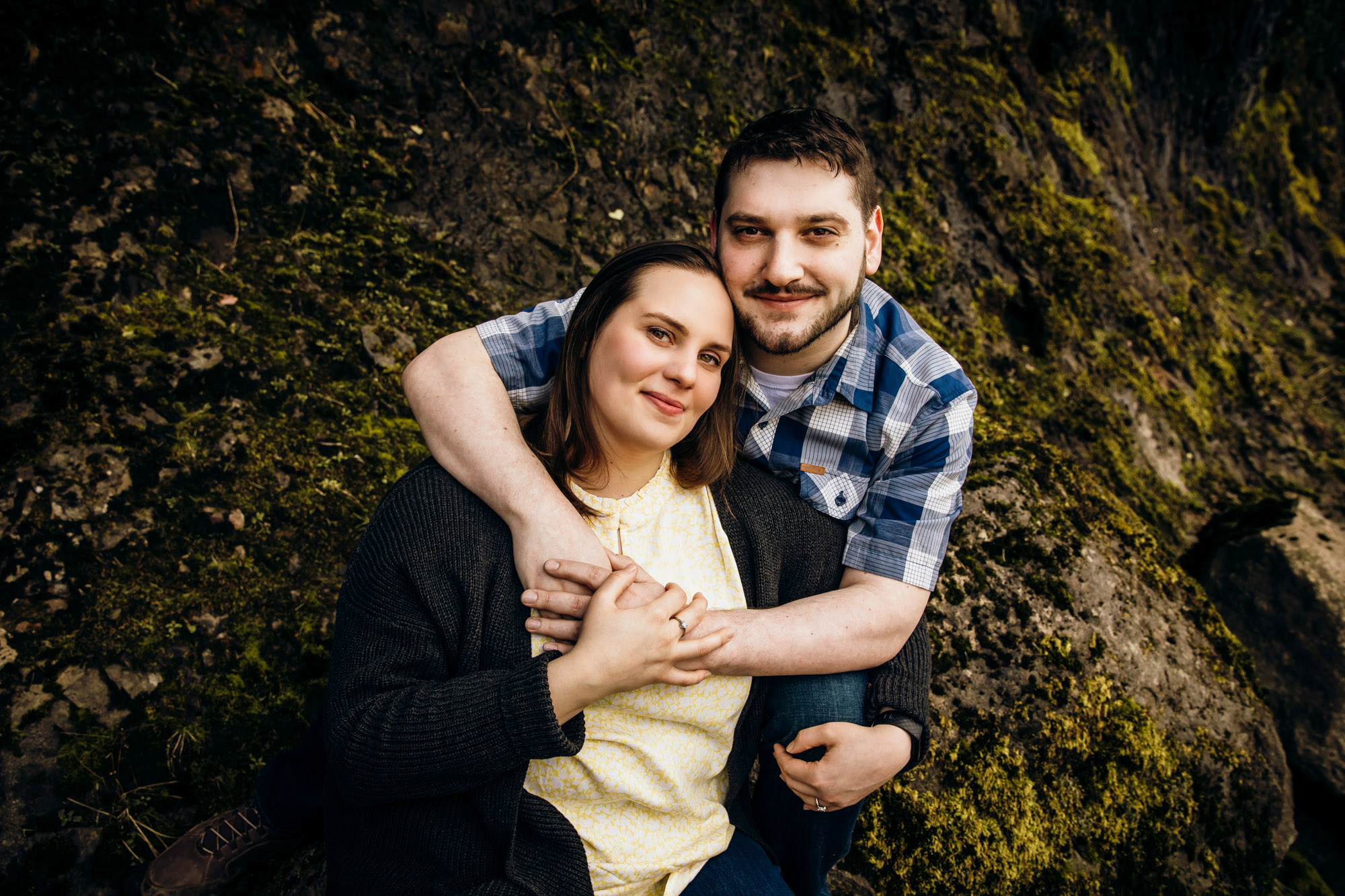 Snoqualmie Falls engagement session by James Thomas Long Photography