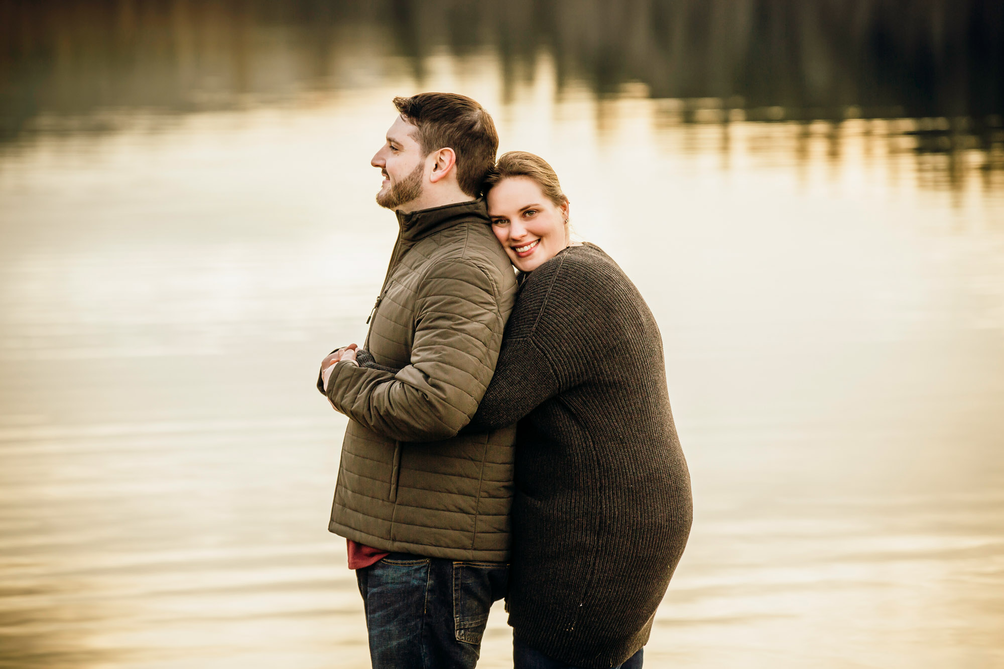 Snoqualmie Falls engagement session by James Thomas Long Photography