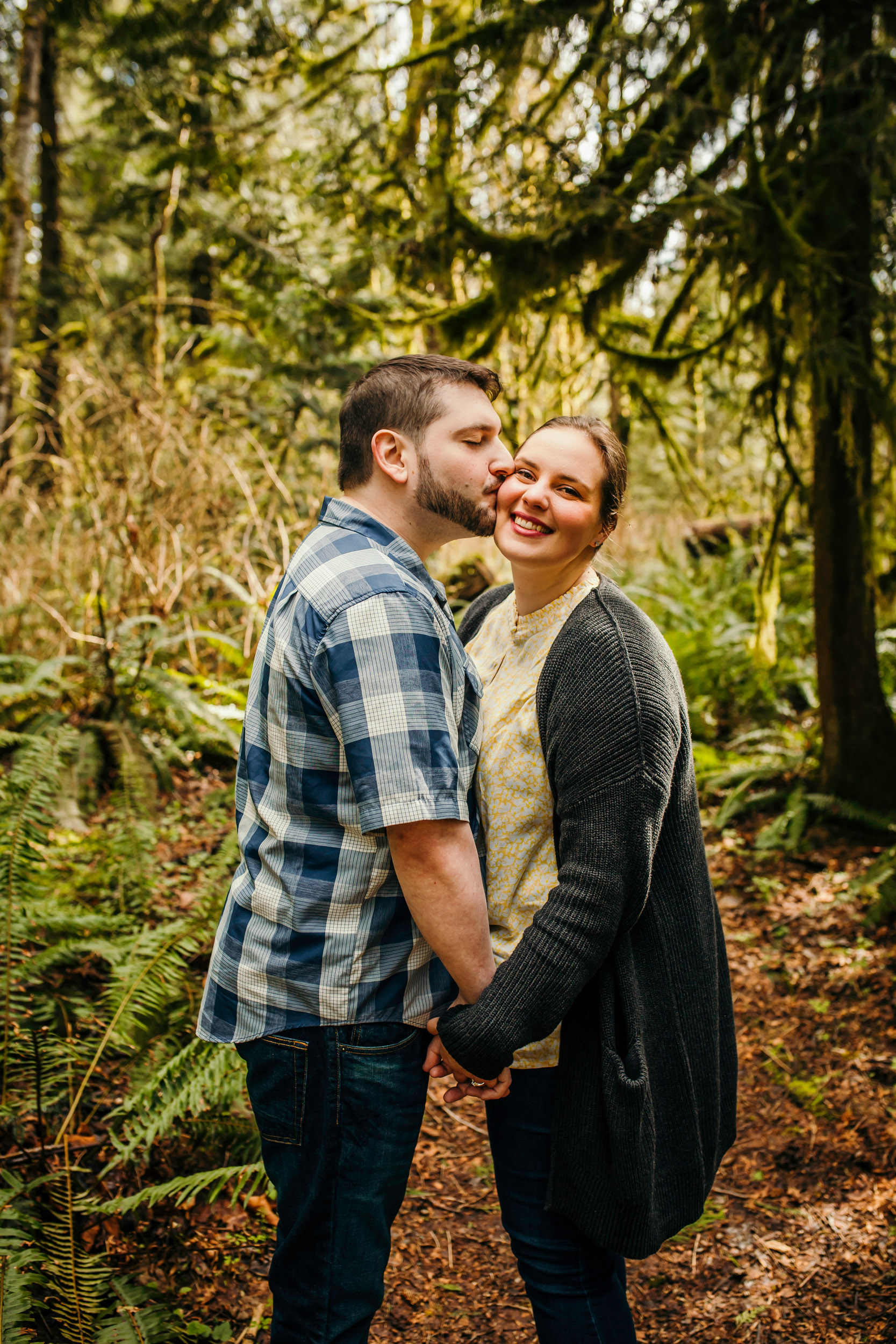 Snoqualmie Falls engagement session by James Thomas Long Photography