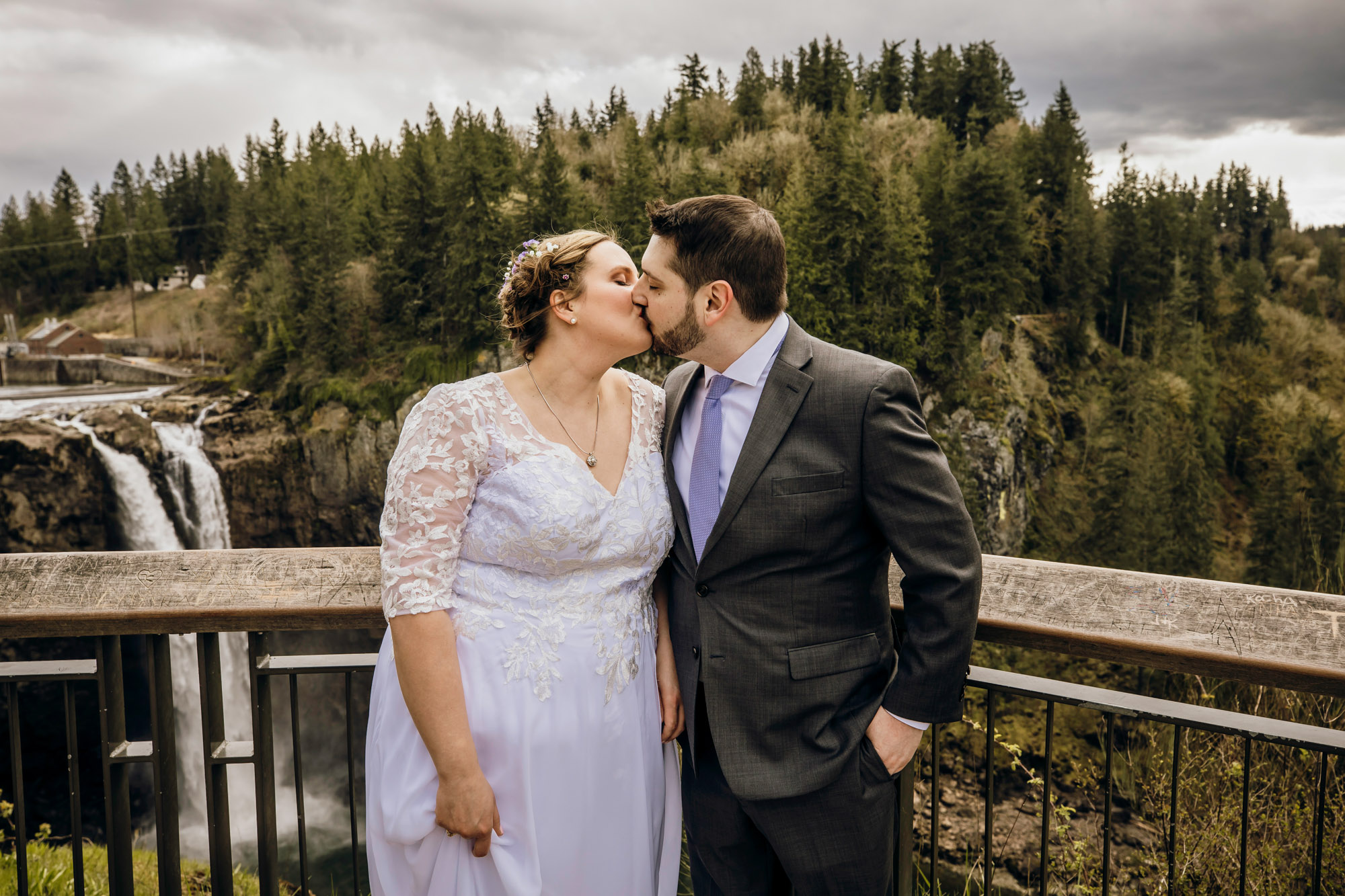 Salish Lodge Snoqualmie Falls wedding by Seattle Wedding Photographer James Thomas Long Photography