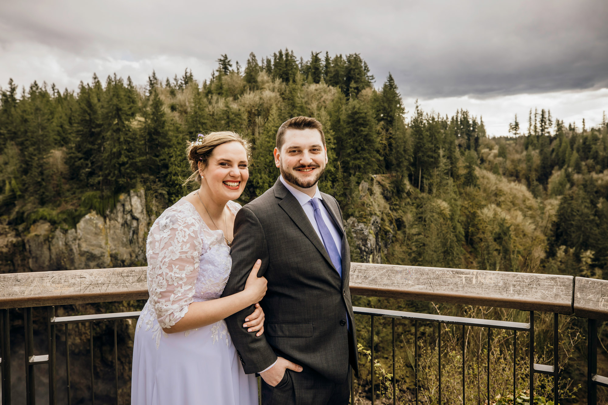 Salish Lodge Snoqualmie Falls wedding by Seattle Wedding Photographer James Thomas Long Photography