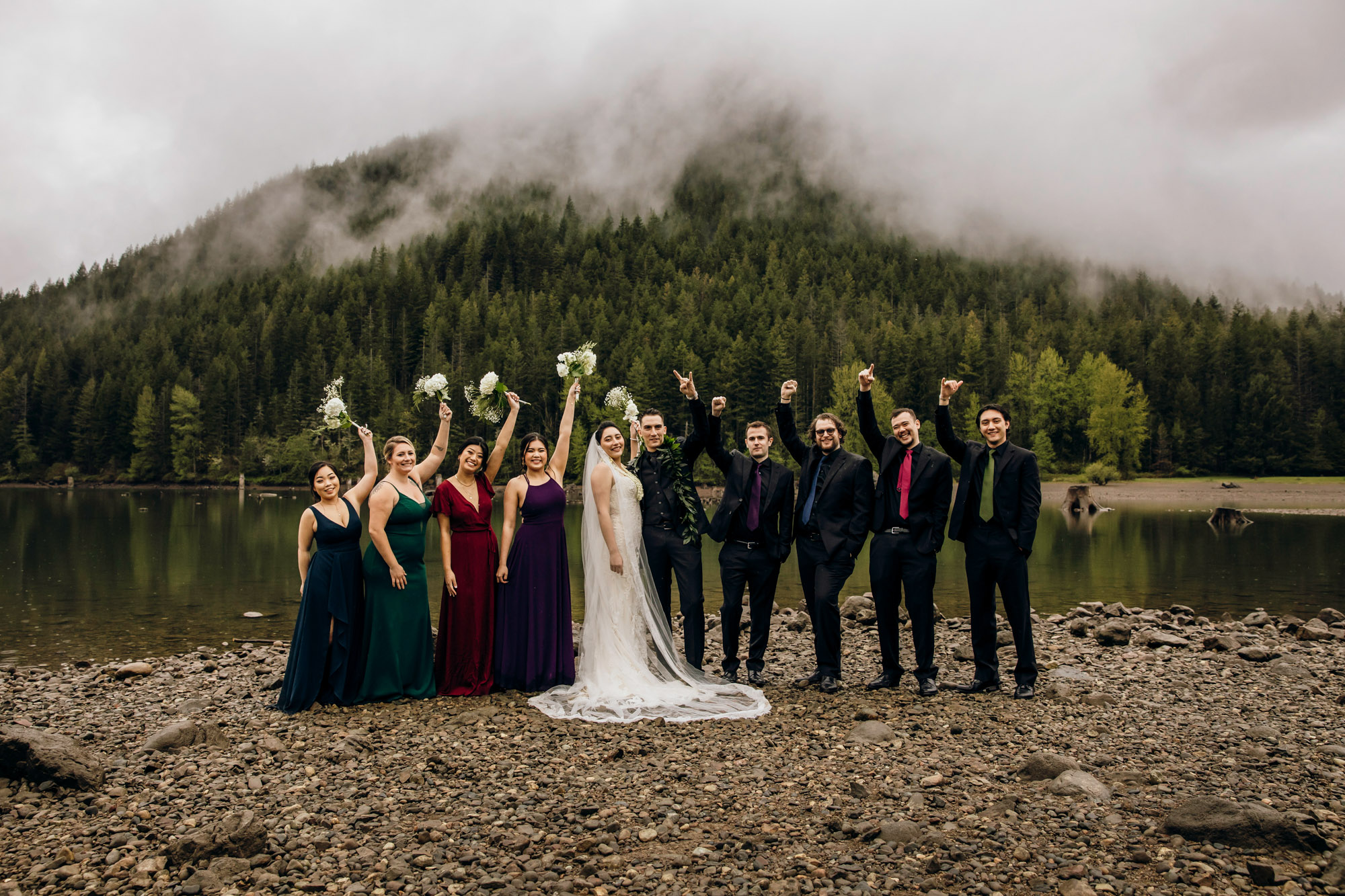 North Bend wedding by Snoqualmie wedding photographer James Thomas Long Photography