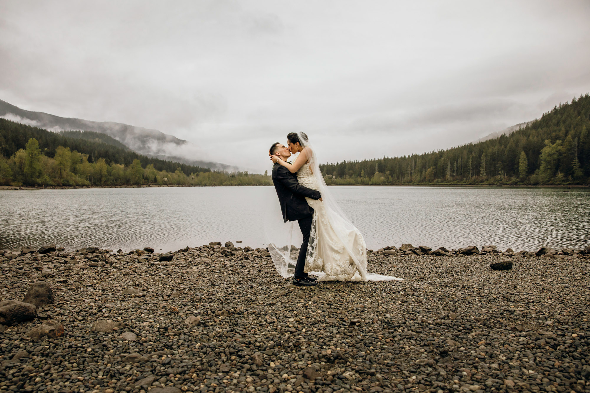 North Bend wedding by Snoqualmie wedding photographer James Thomas Long Photography