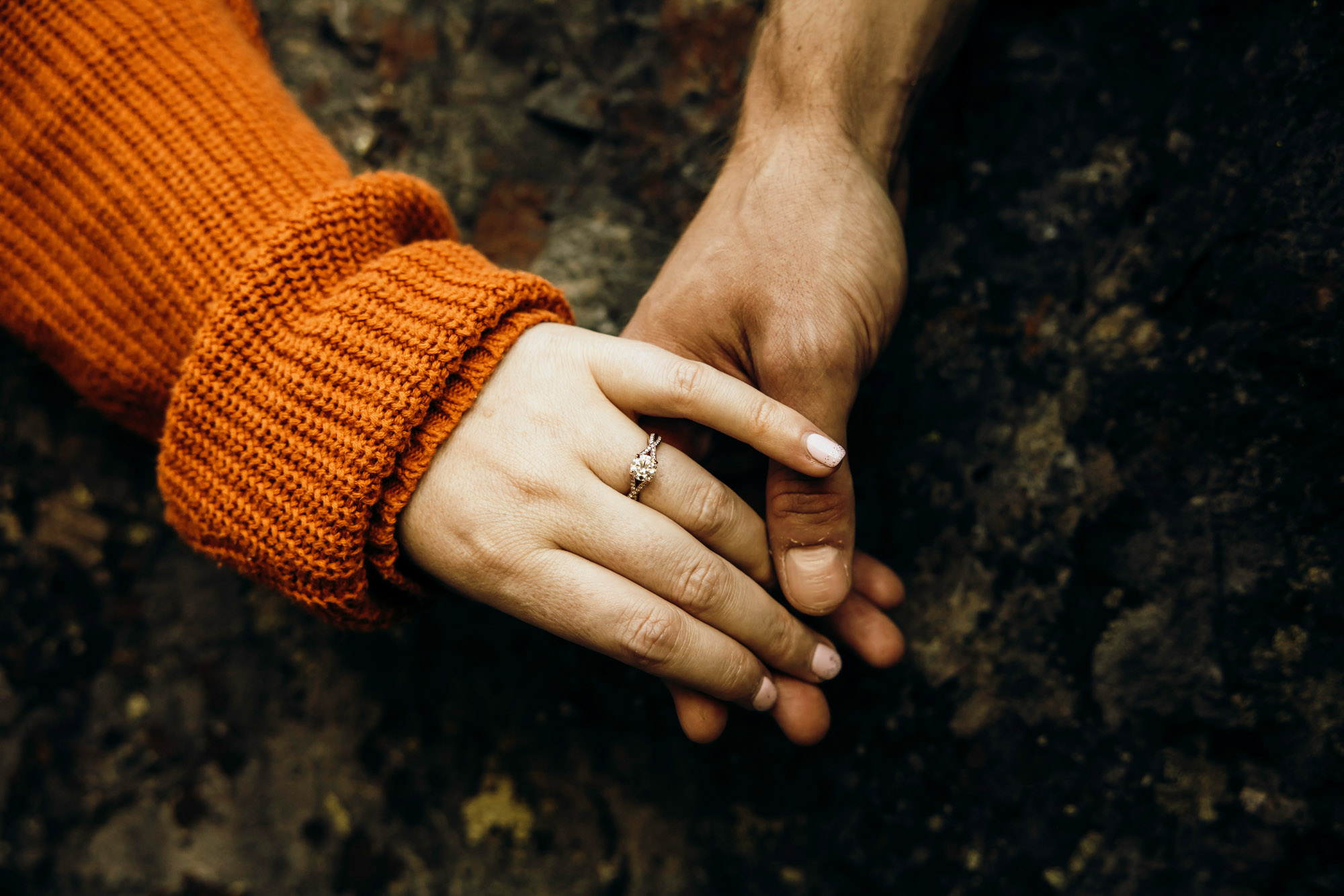 Cascade Mountain adventure engagement session by Seattle wedding photographer James Thomas Long Photography