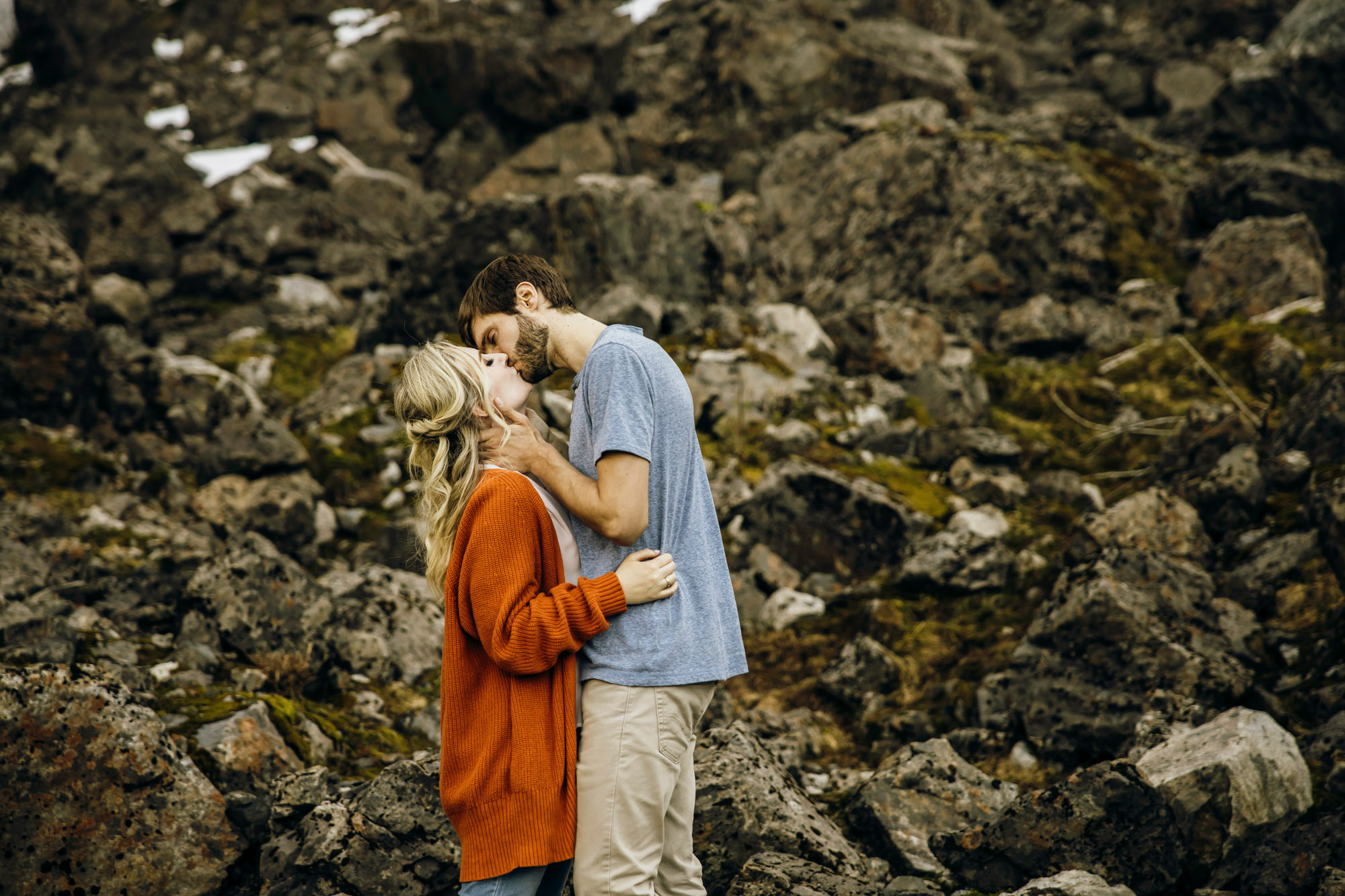 Cascade Mountain adventure engagement session by Seattle wedding photographer James Thomas Long Photography