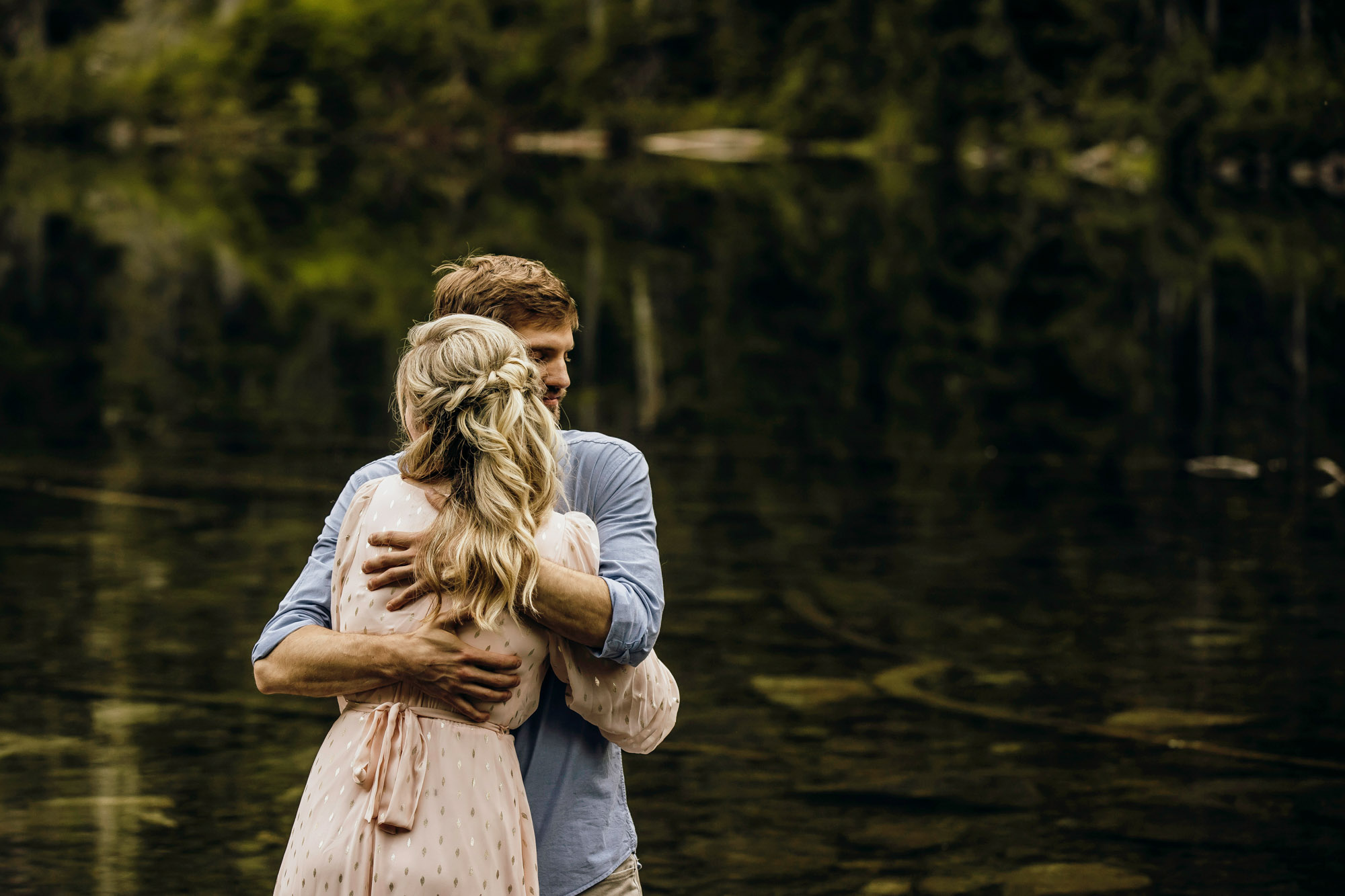 Cascade Mountain adventure engagement session by Seattle wedding photographer James Thomas Long Photography