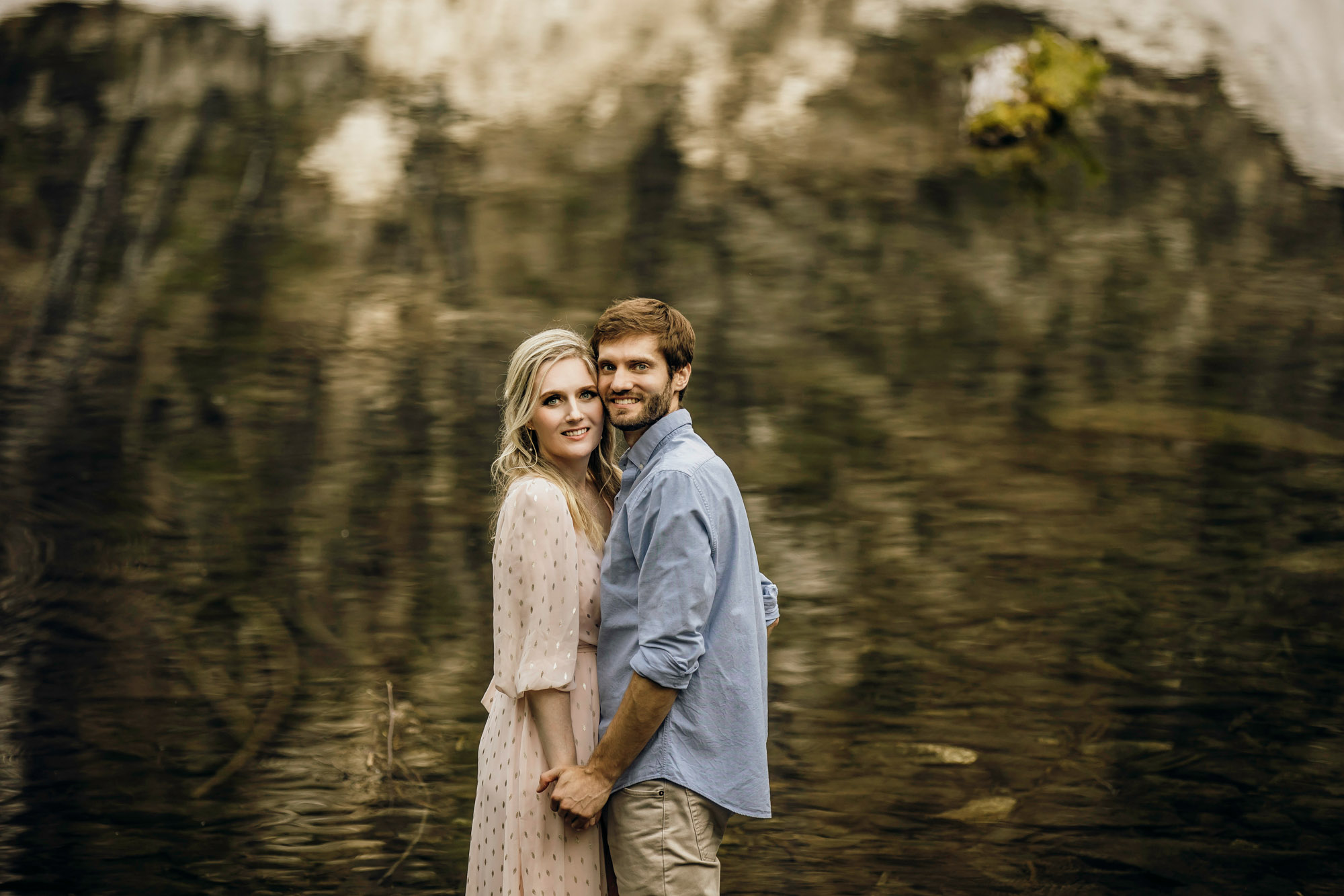 Cascade Mountain adventure engagement session by Seattle wedding photographer James Thomas Long Photography