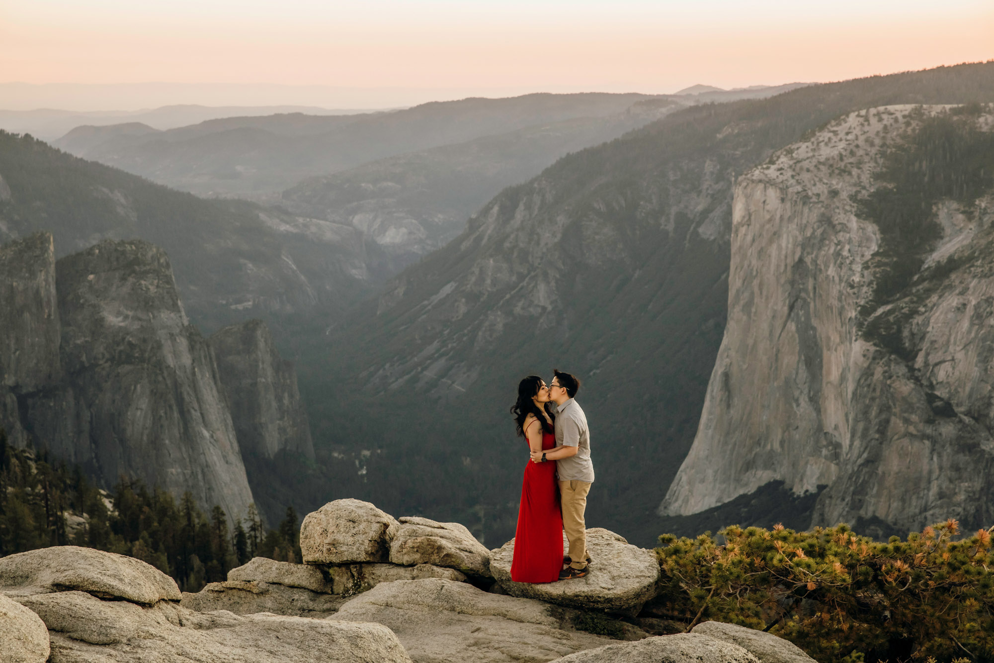 Yosemite CA adventure engagement session by James Thomas Long Photography