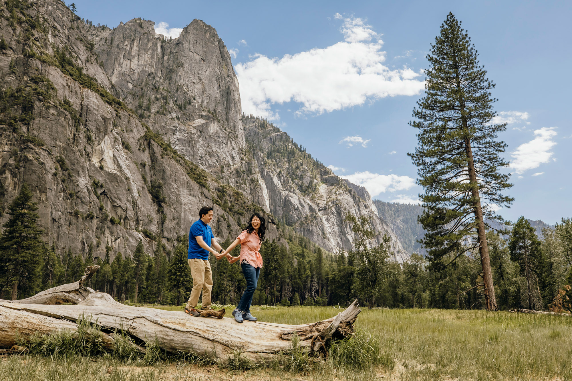 Yosemite CA adventure engagement session by James Thomas Long Photography