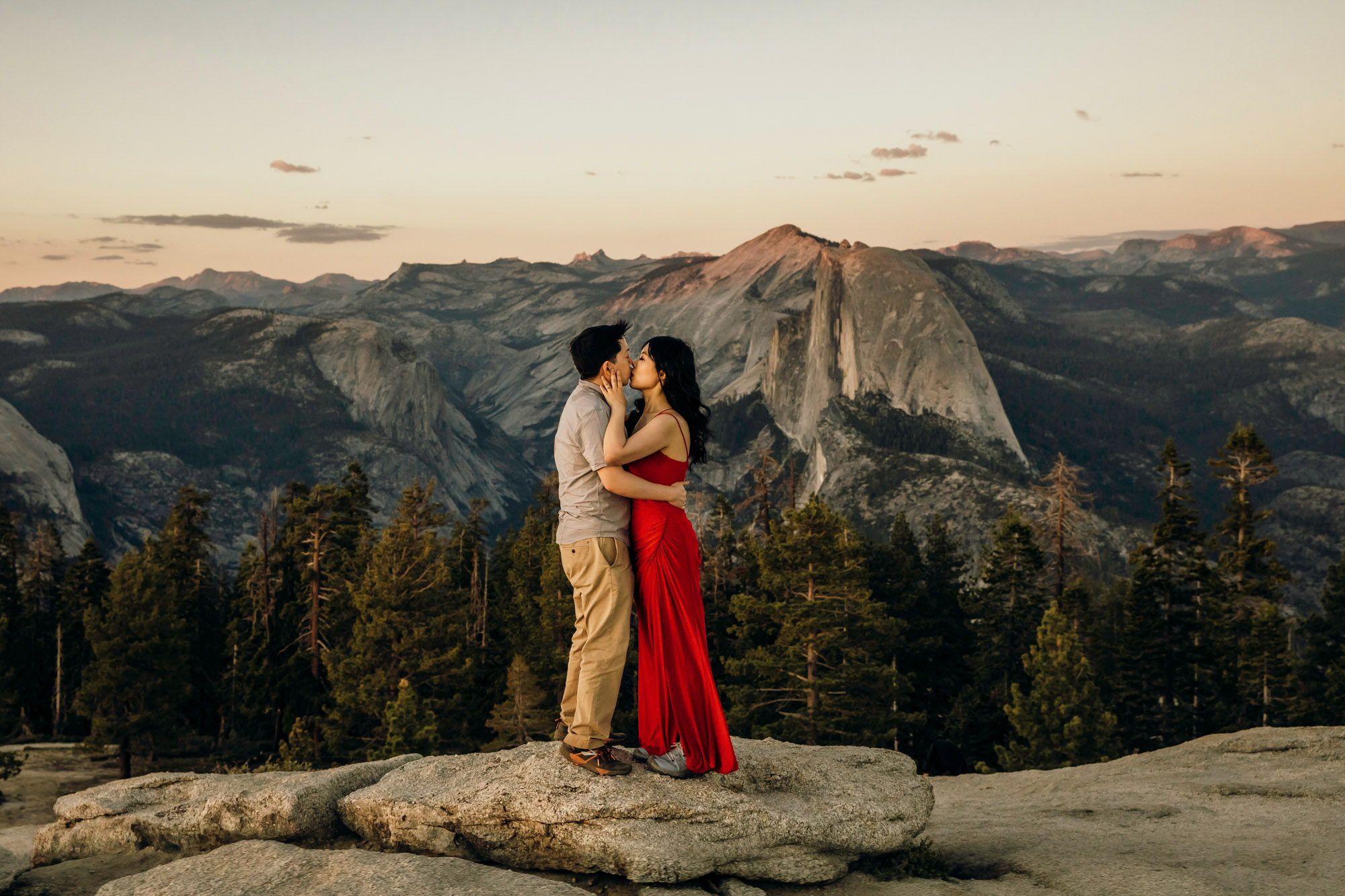 Yosemite CA adventure engagement session by James Thomas Long Photography