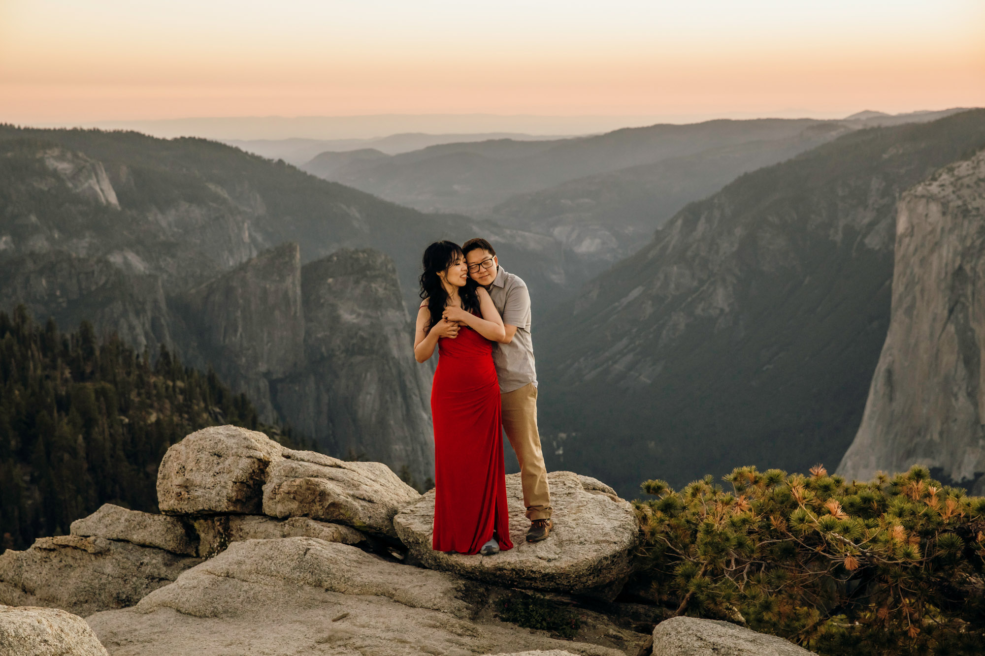 Yosemite CA adventure engagement session by James Thomas Long Photography