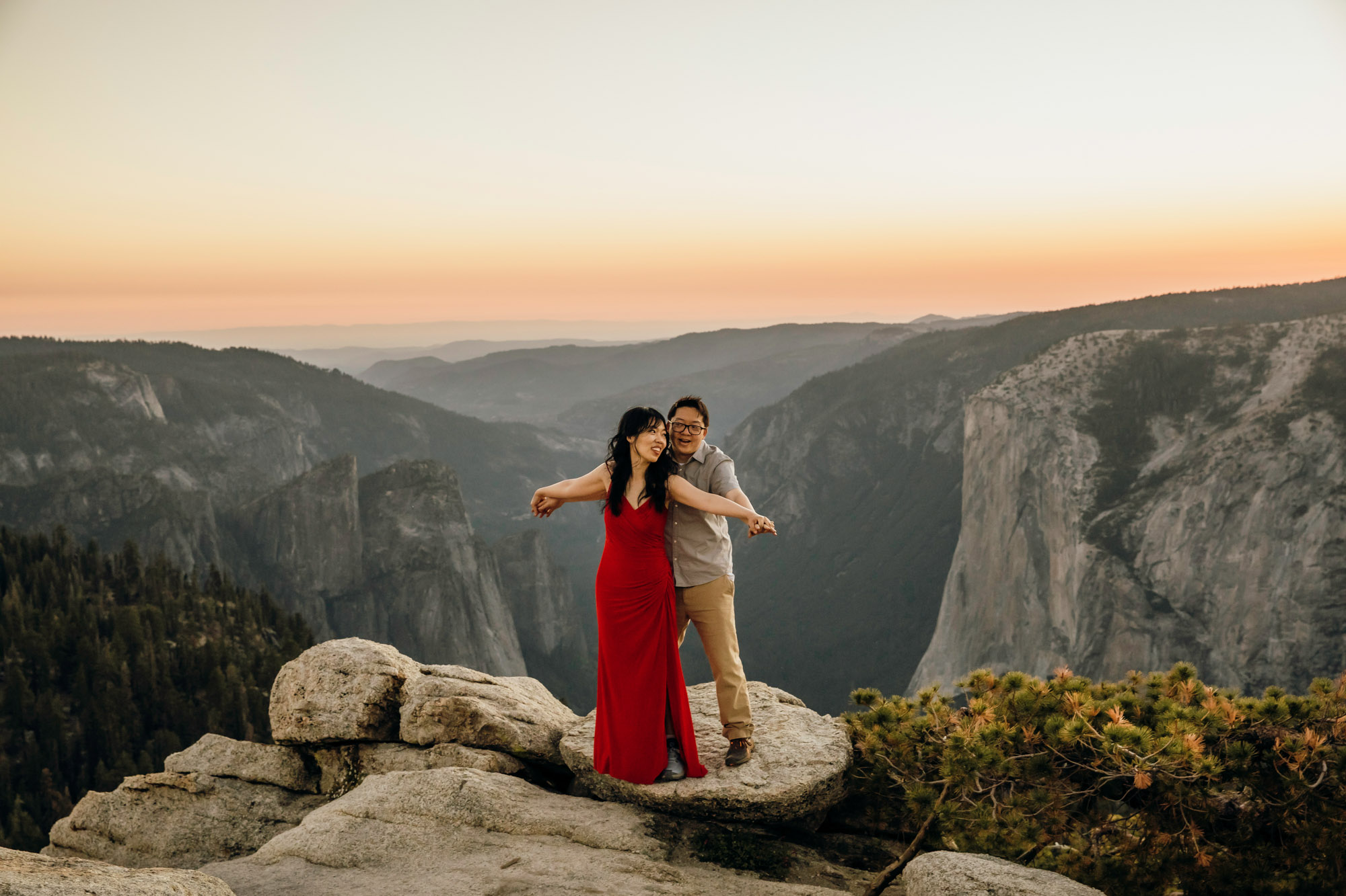 Yosemite CA adventure engagement session by James Thomas Long Photography