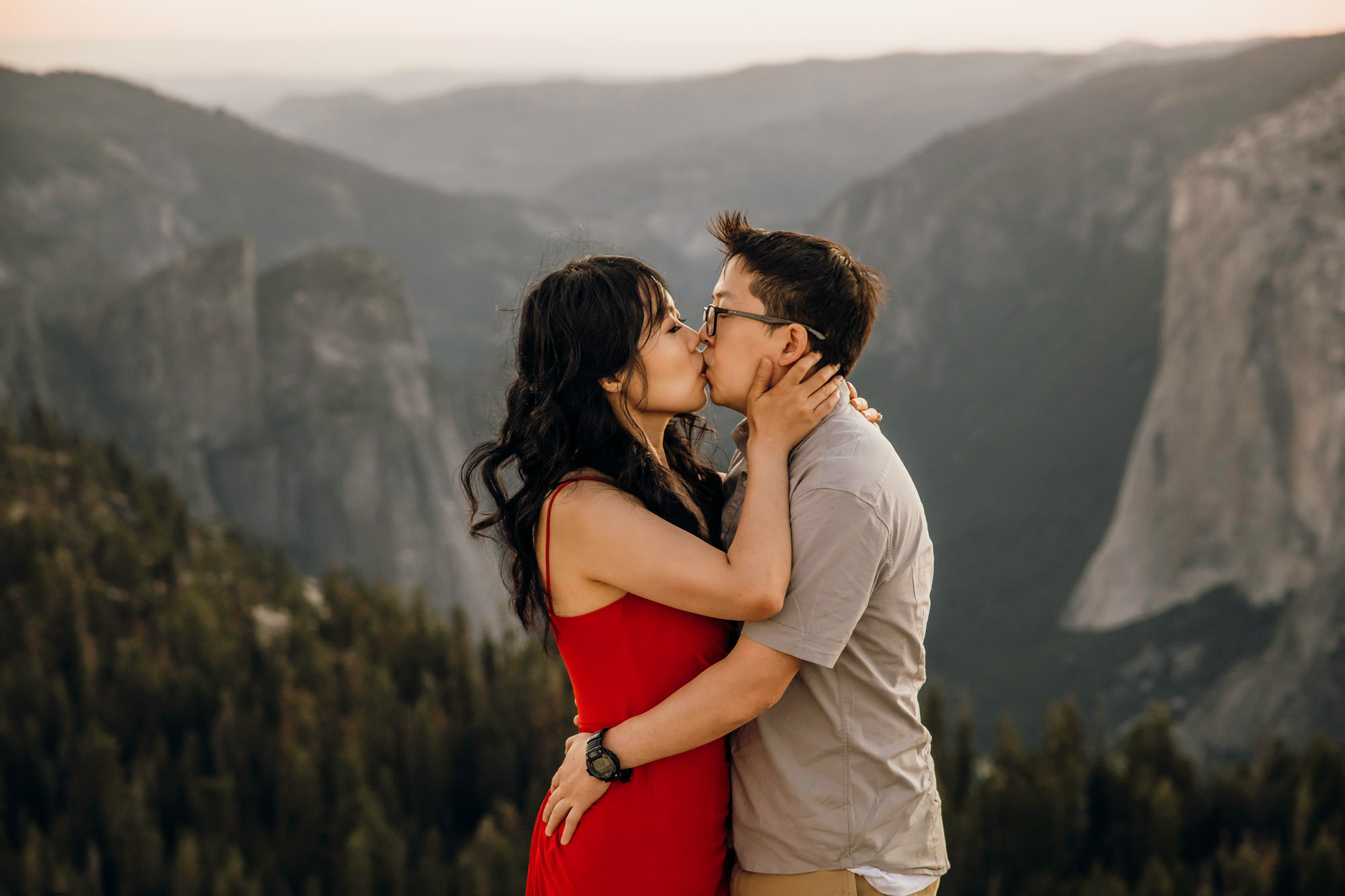 Yosemite CA adventure engagement session by James Thomas Long Photography