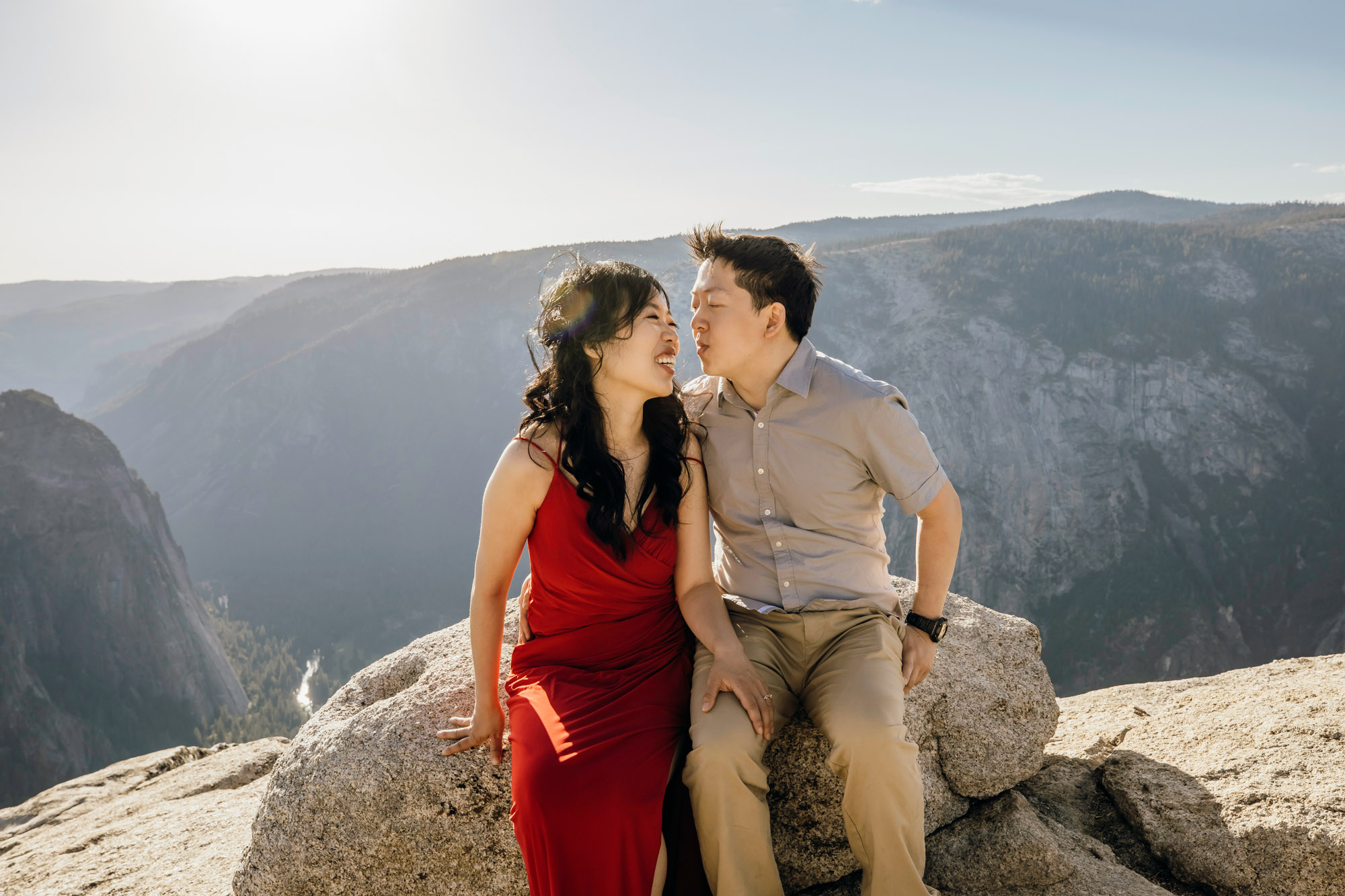 Yosemite CA adventure engagement session by James Thomas Long Photography