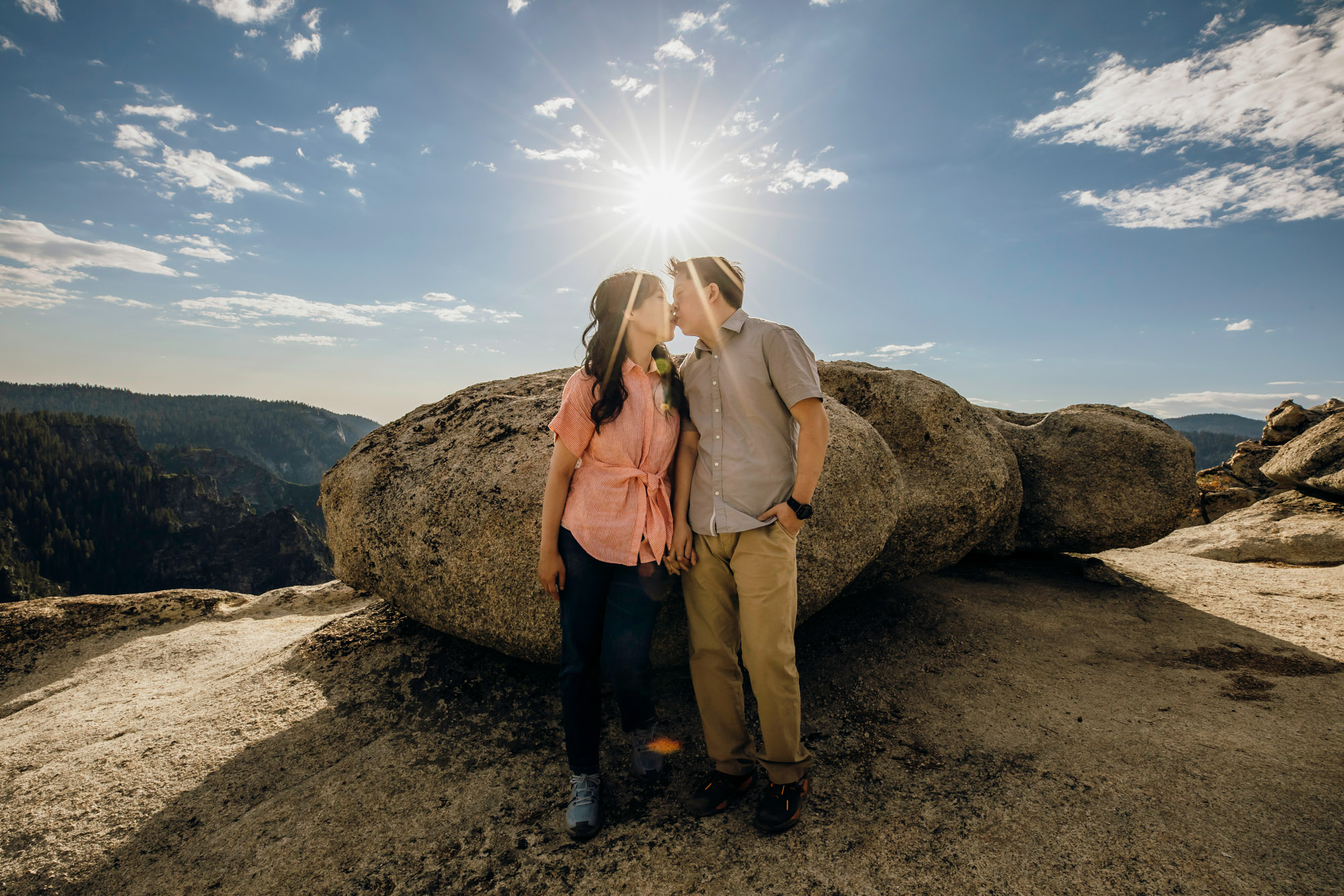 Yosemite CA adventure engagement session by James Thomas Long Photography