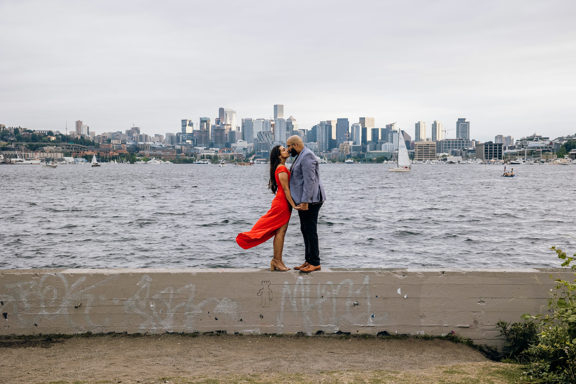 Seattle engagement session by Seattle wedding photographer James Thomas Long Photography